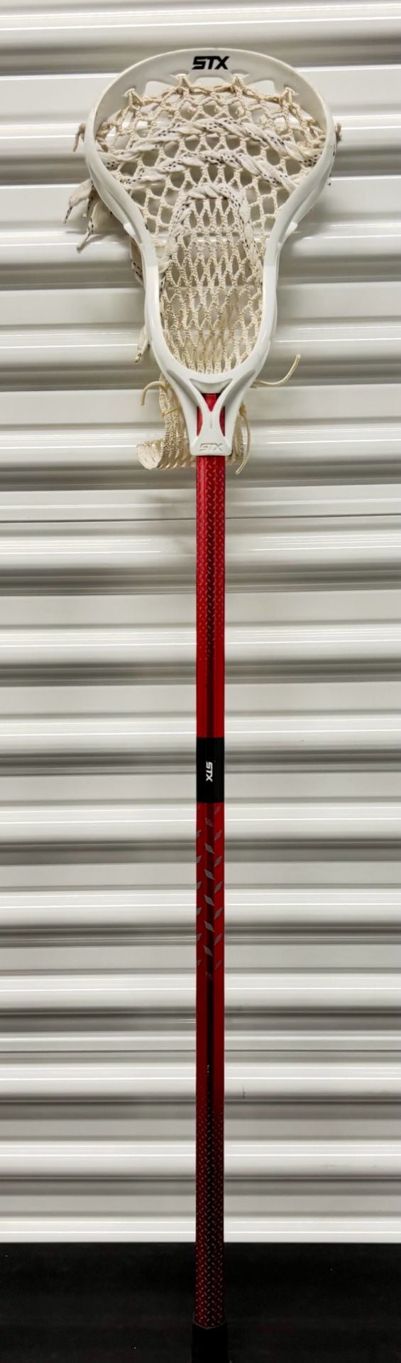 Stx Steel 7000 Lacrosse Stick Red White Complete 1