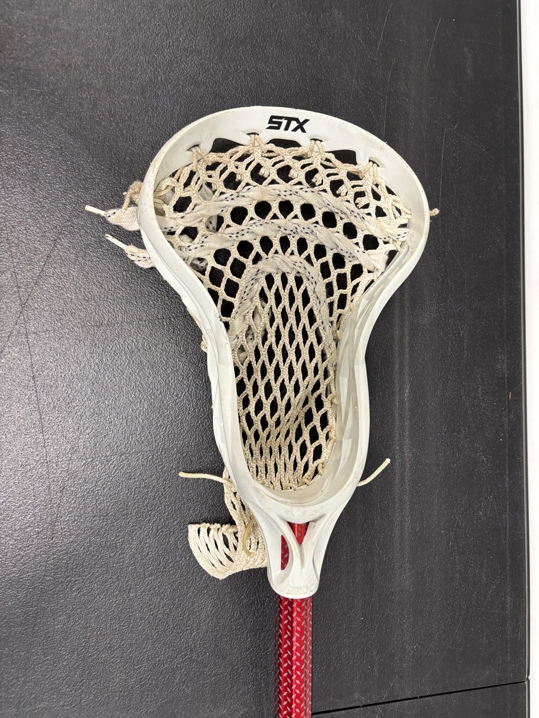 Stx Steel 7000 Lacrosse Stick Red White Complete 4