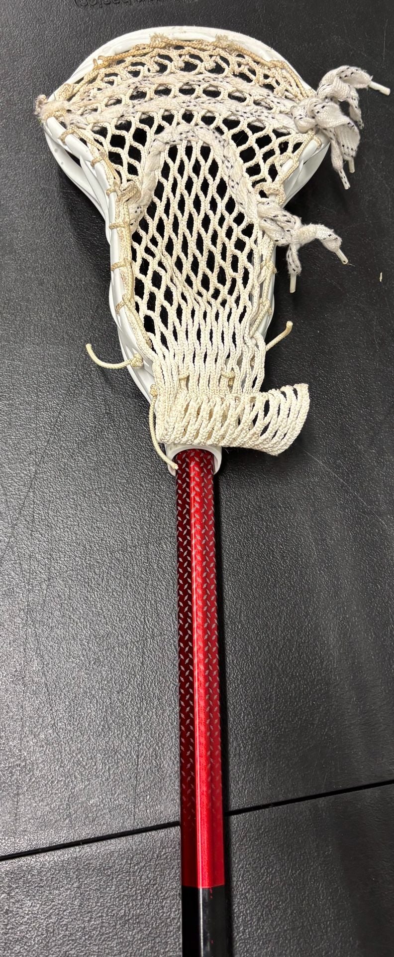 Stx Steel 7000 Lacrosse Stick Red White Complete 6