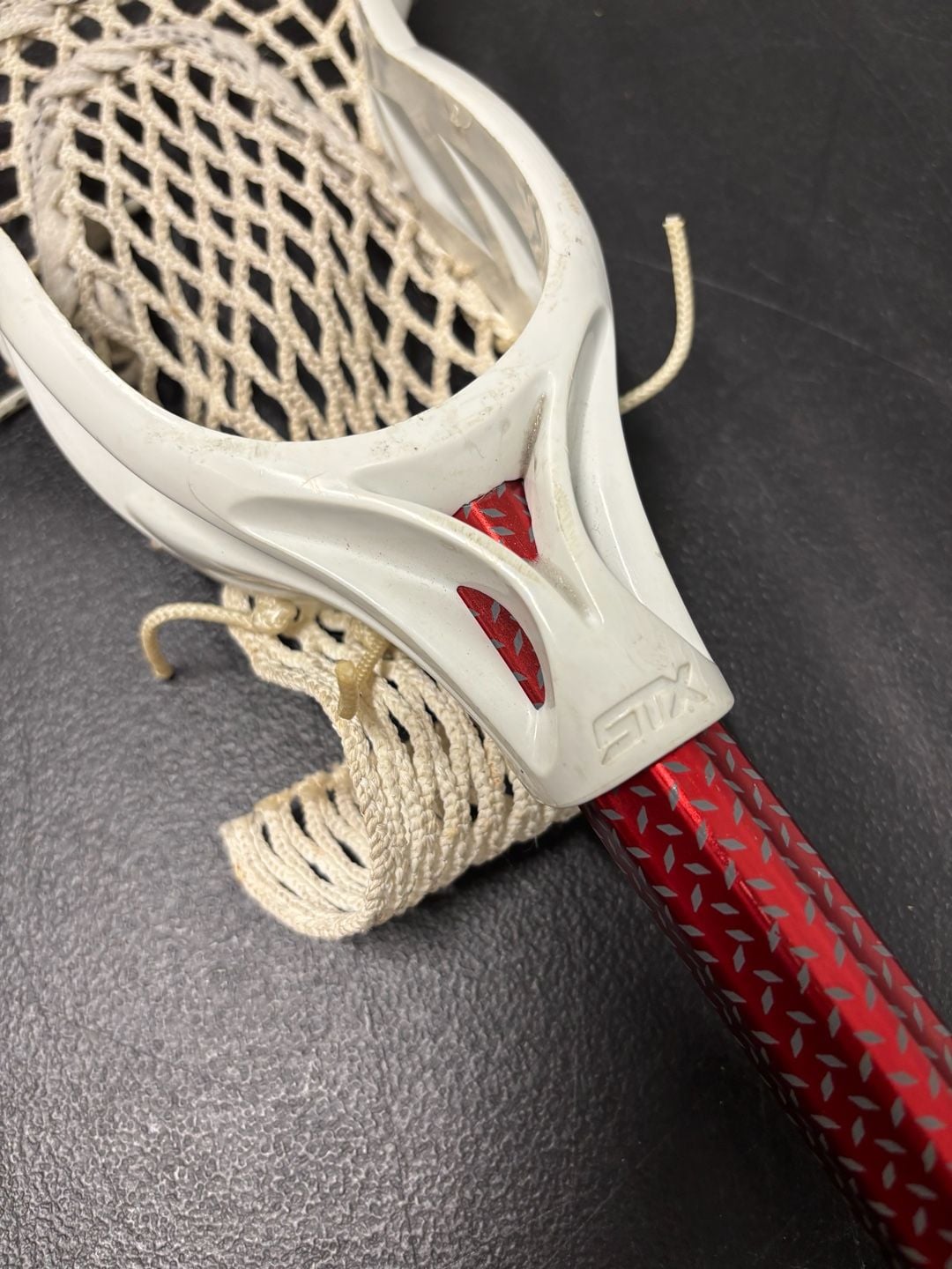 Stx Steel 7000 Lacrosse Stick Red White Complete 7