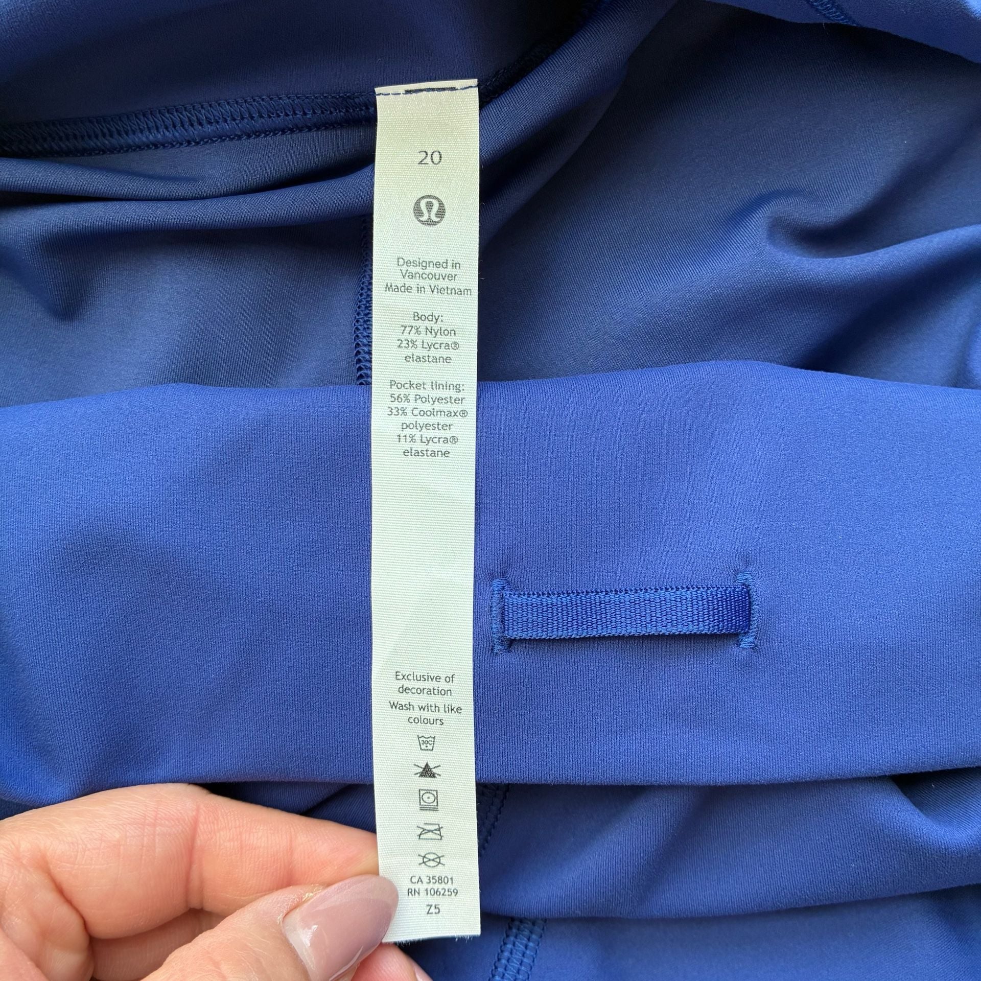 Lululemon Align High-Rise Pant 25” Blue Size 20 NWOT 9