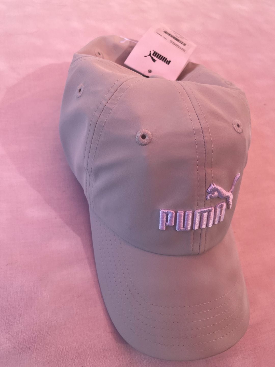 Puma Essentials No. 2 Logo Baseball Cap OS Pale Green 3