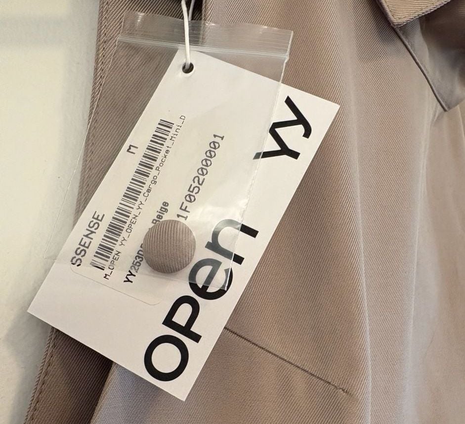 Open Yy Cargo Pocket Mini Dress Size M Beige 5