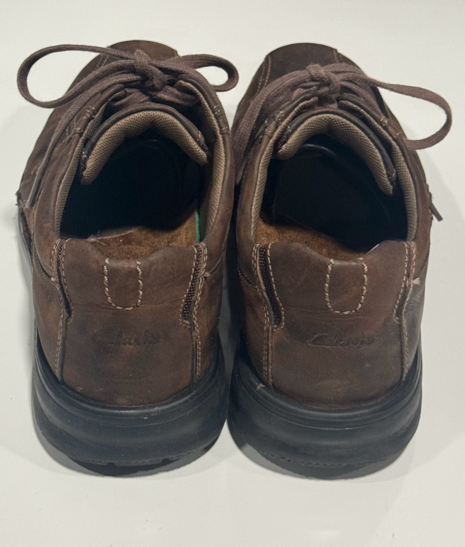 Clarks Cotrell Walk Brown Leather Oxford Shoes Size 10 6