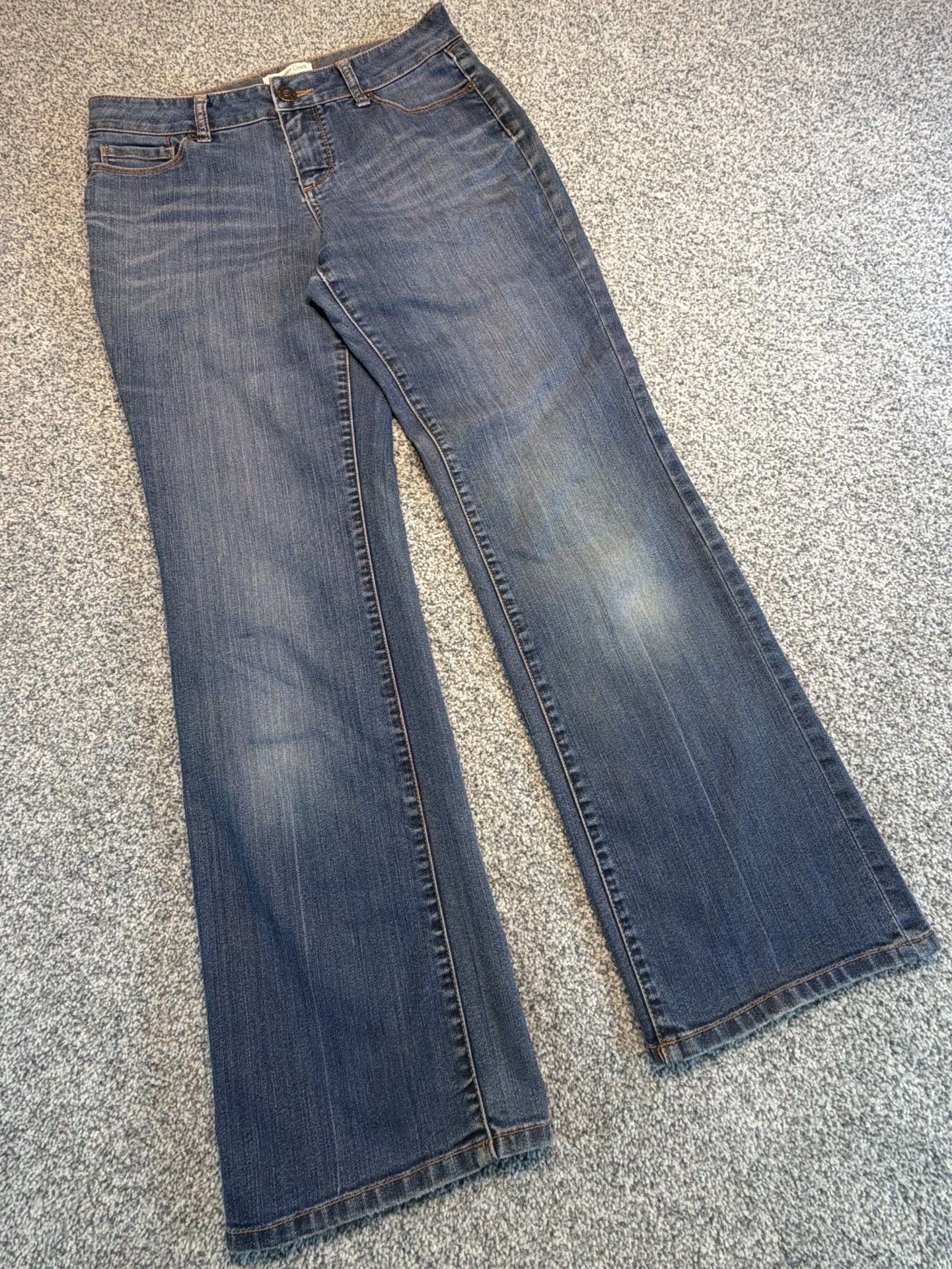 Coldwater Creek City Fit Women’s Jeans Size 6P Blue Denim Bootcut 2