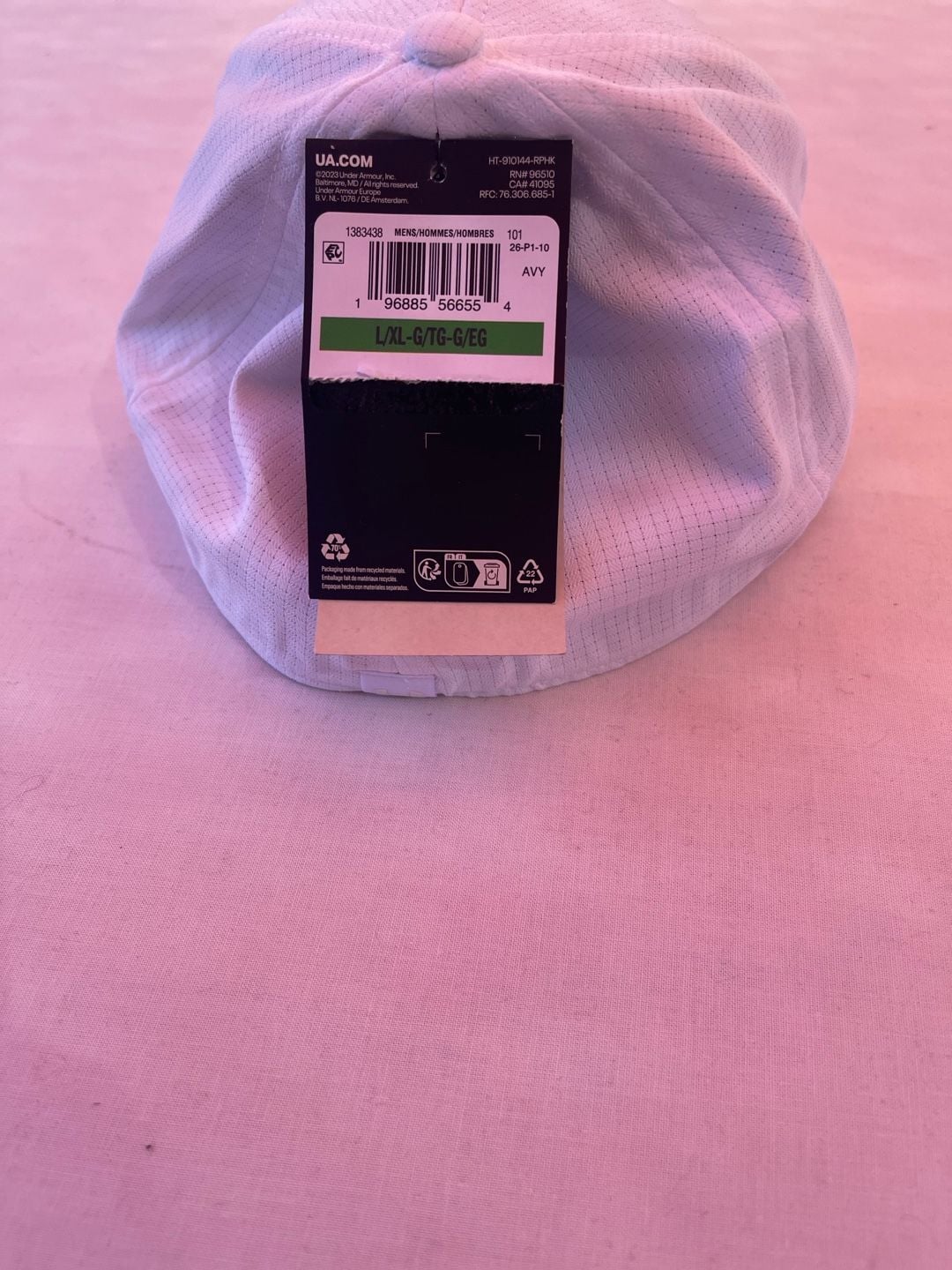Under Armour Iso-chill Armourvent Str white Stretch Fit, 7