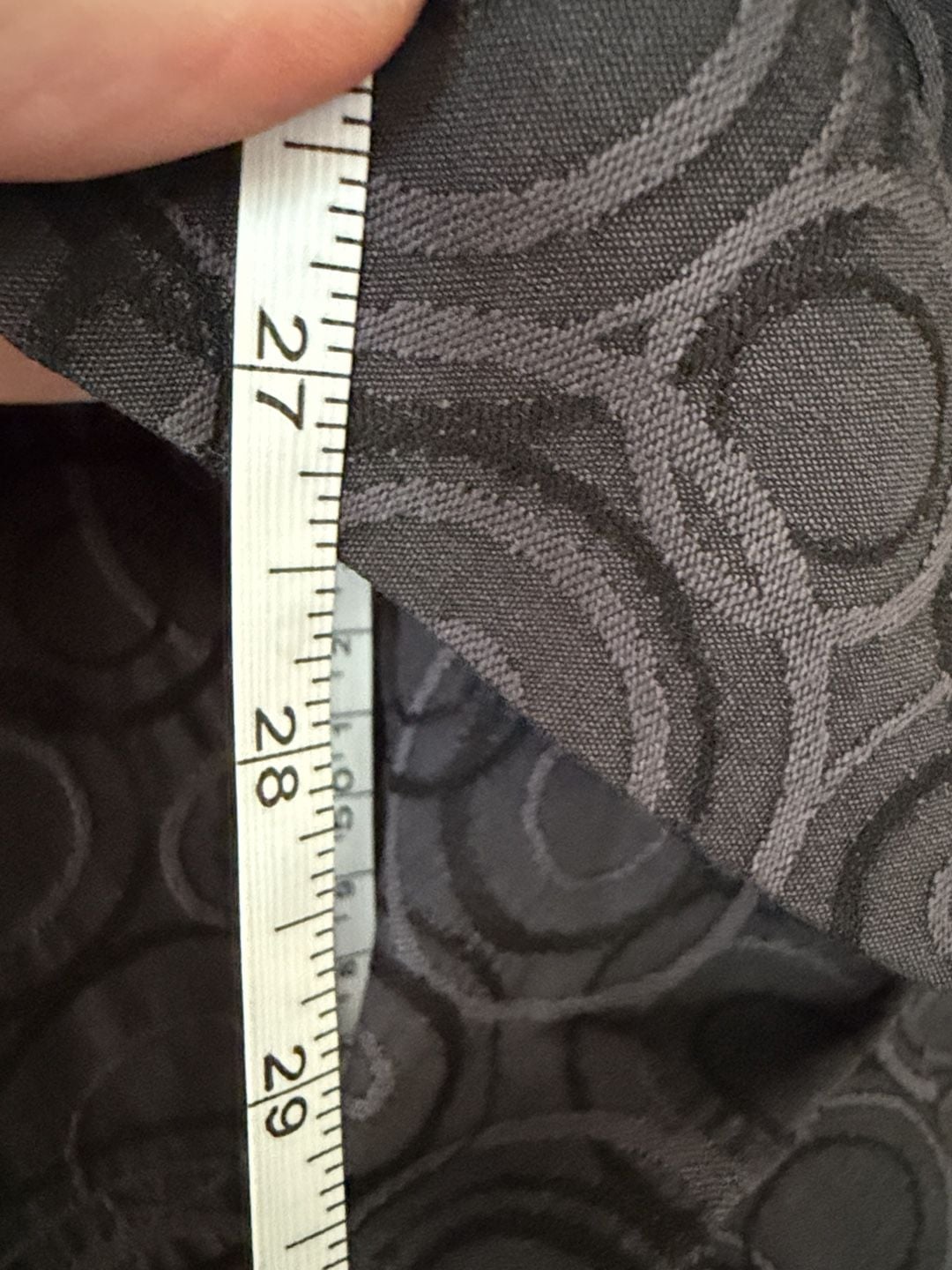 902 Krazy Larry Pull On Pants Size 6 Black Geometric 7