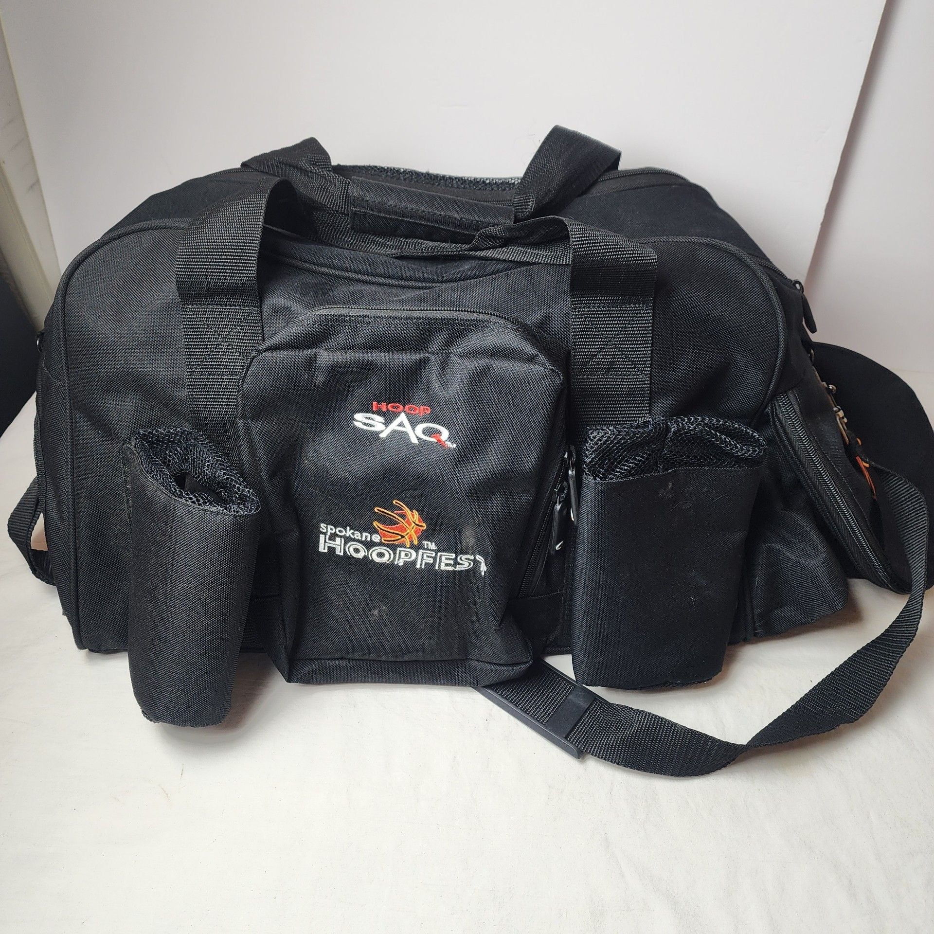 Spokane Hoopfest Hoop Sac Black Duffle Bag 5