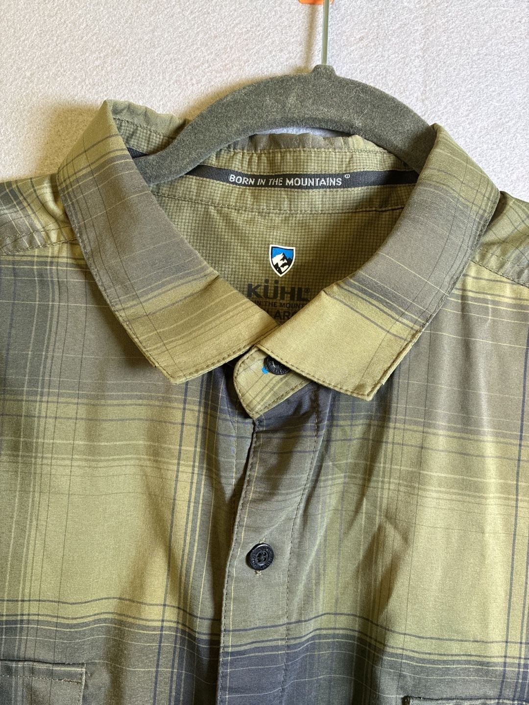 Kuhl Response Lite LS Shirt XXL Green Plaid Button Down 3