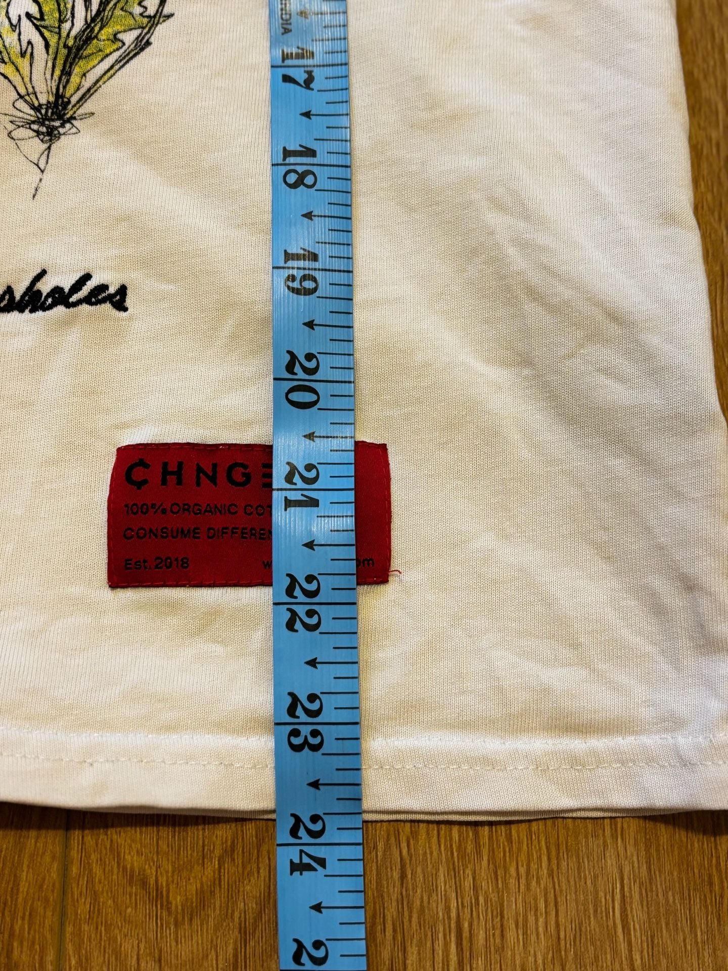Chnge More Flowers Fewer Assholes T-Shirt Size S White Graphic 9