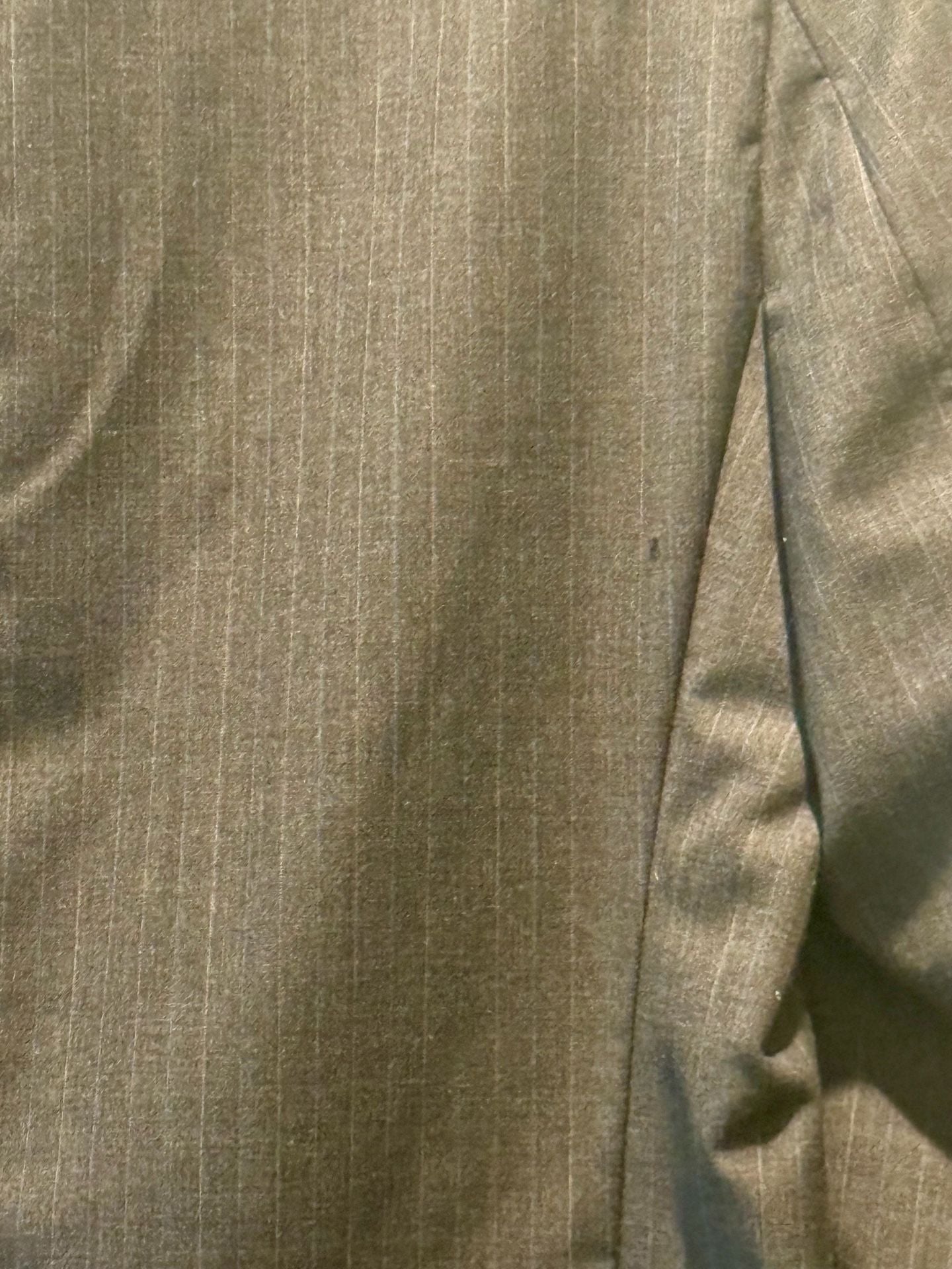 Ralph Lauren Green Label Wool Pinstripe Sport Coat Suit Jacket Blazer Gray 40L 5