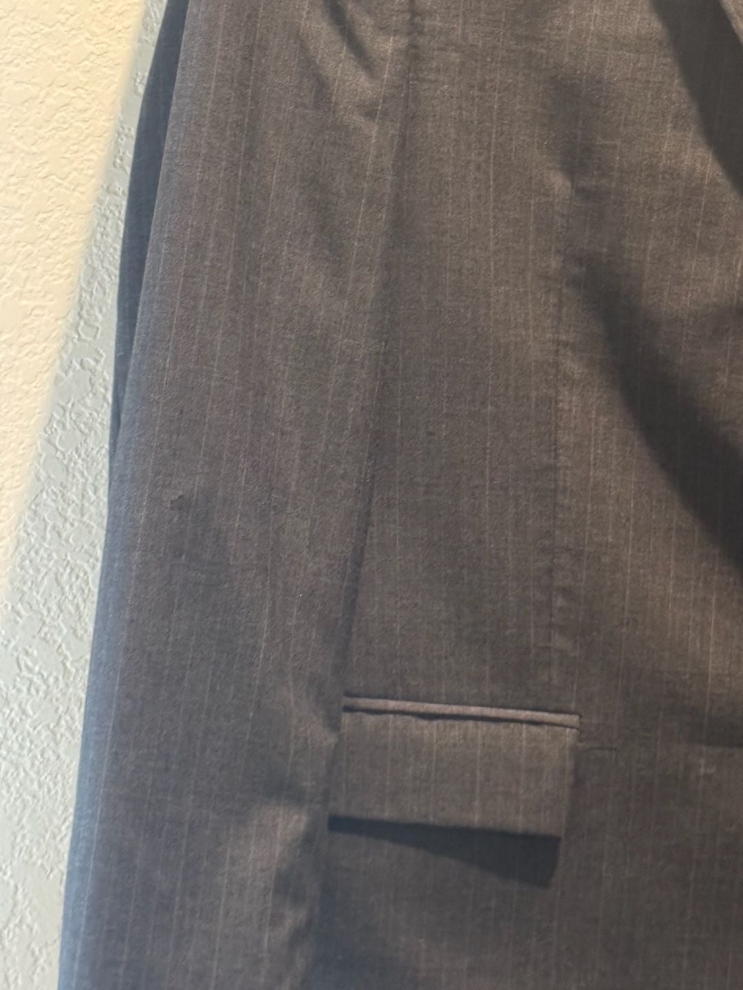 Ralph Lauren Green Label Wool Pinstripe Sport Coat Suit Jacket Blazer Gray 40L 7