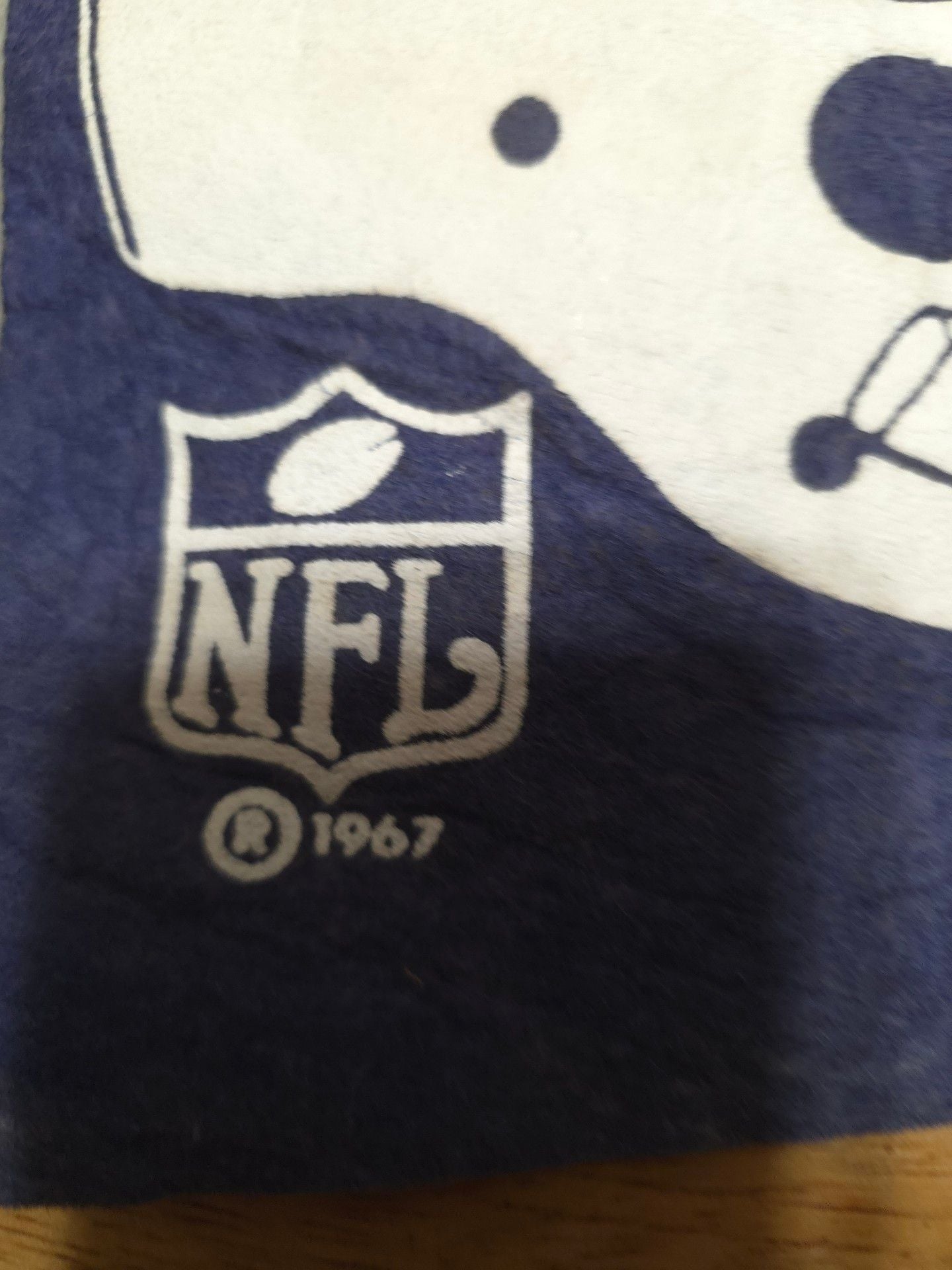 Vintage 1967 Baltimore Colts NFL Felt Pennant 3