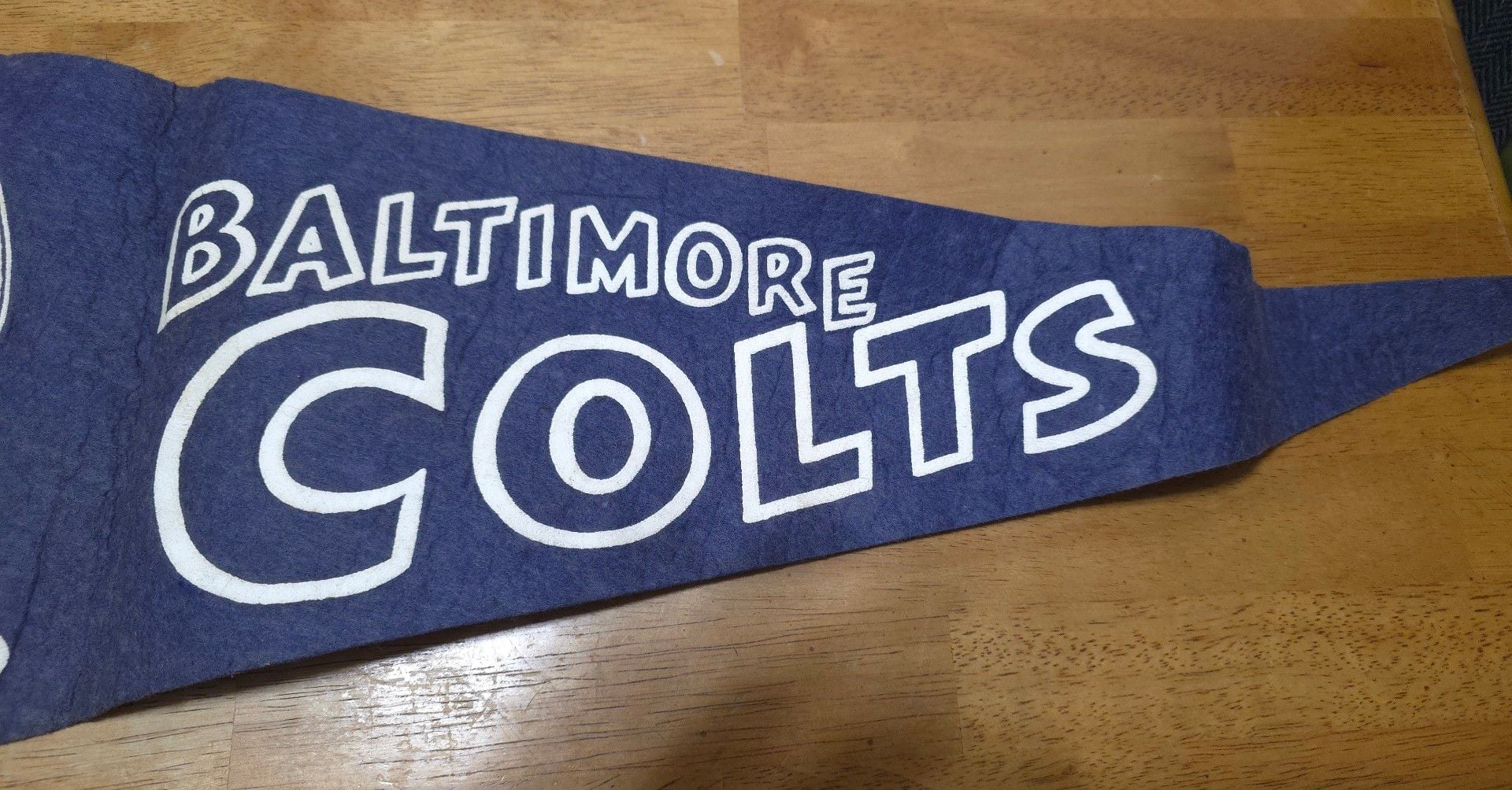 Vintage 1967 Baltimore Colts NFL Felt Pennant 4