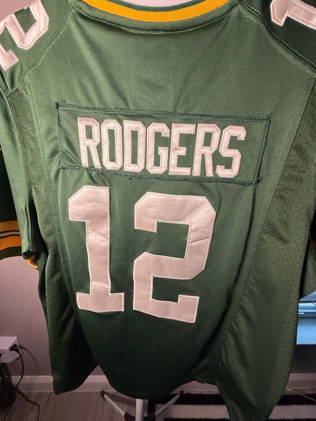 Nike Aaron Rodgers Green Bay Packers Jersey Size M 9