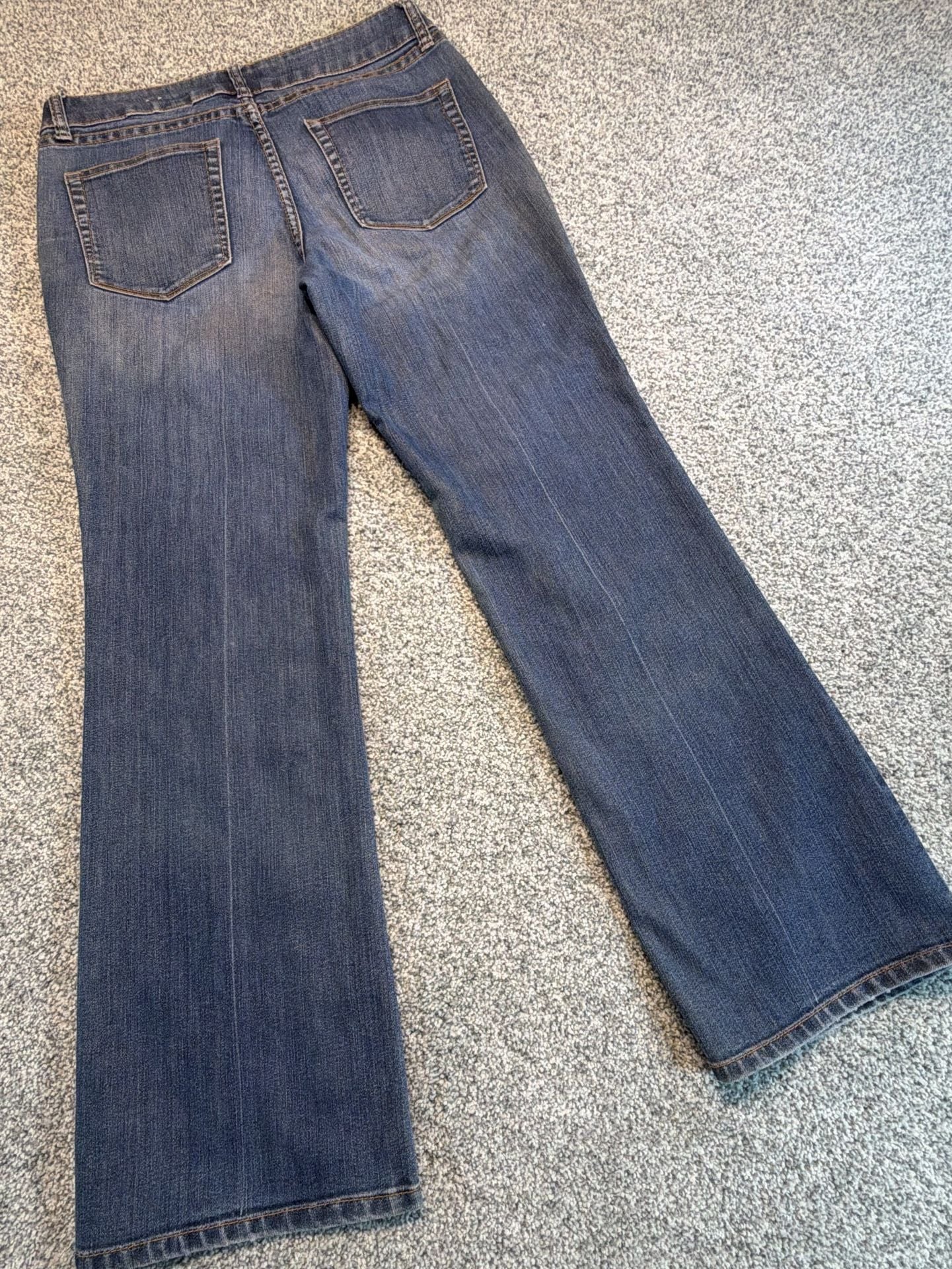 Coldwater Creek City Fit Women’s Jeans Size 6P Blue Denim Bootcut 8