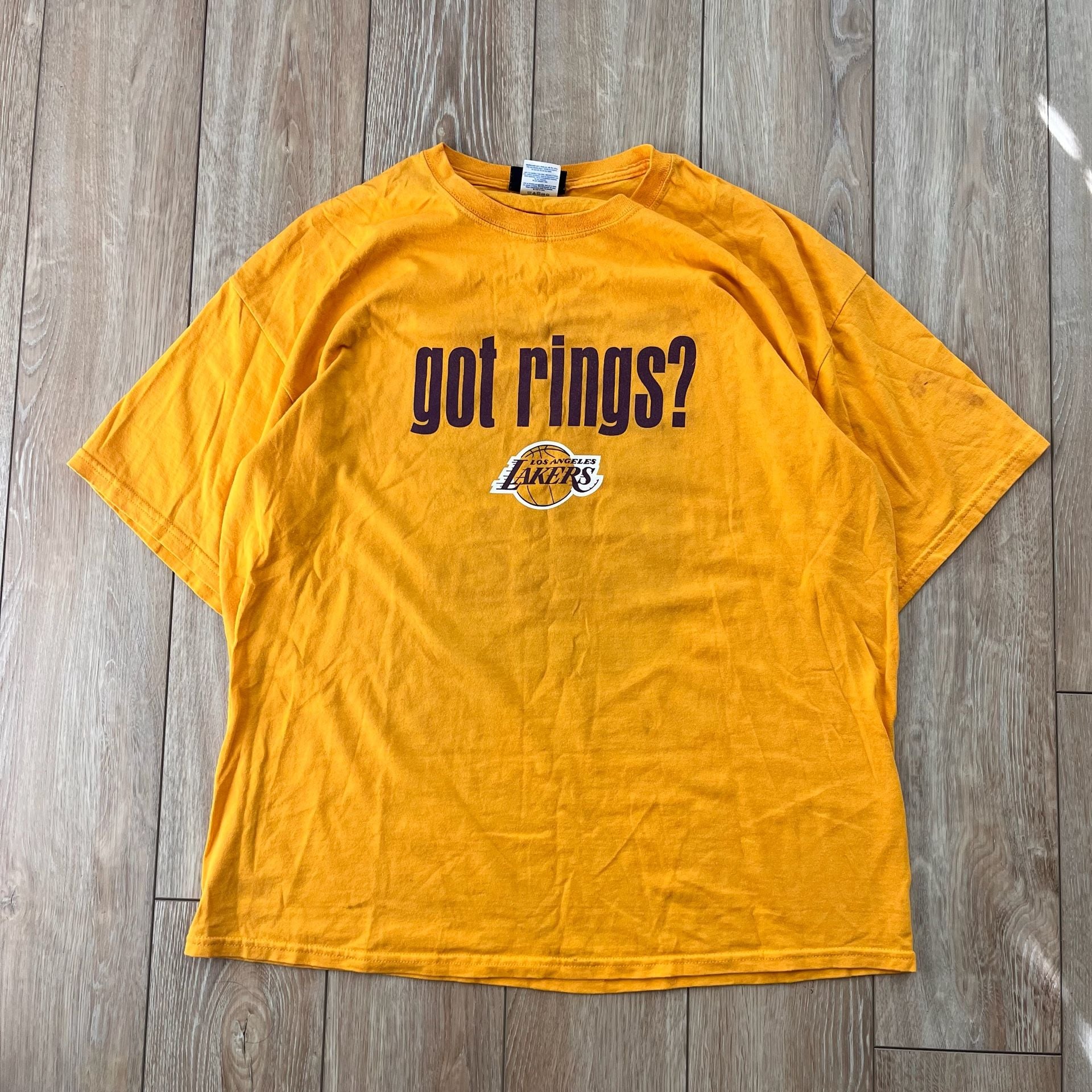 Los Angeles Lakers Got Rings? T-Shirt Gold 2