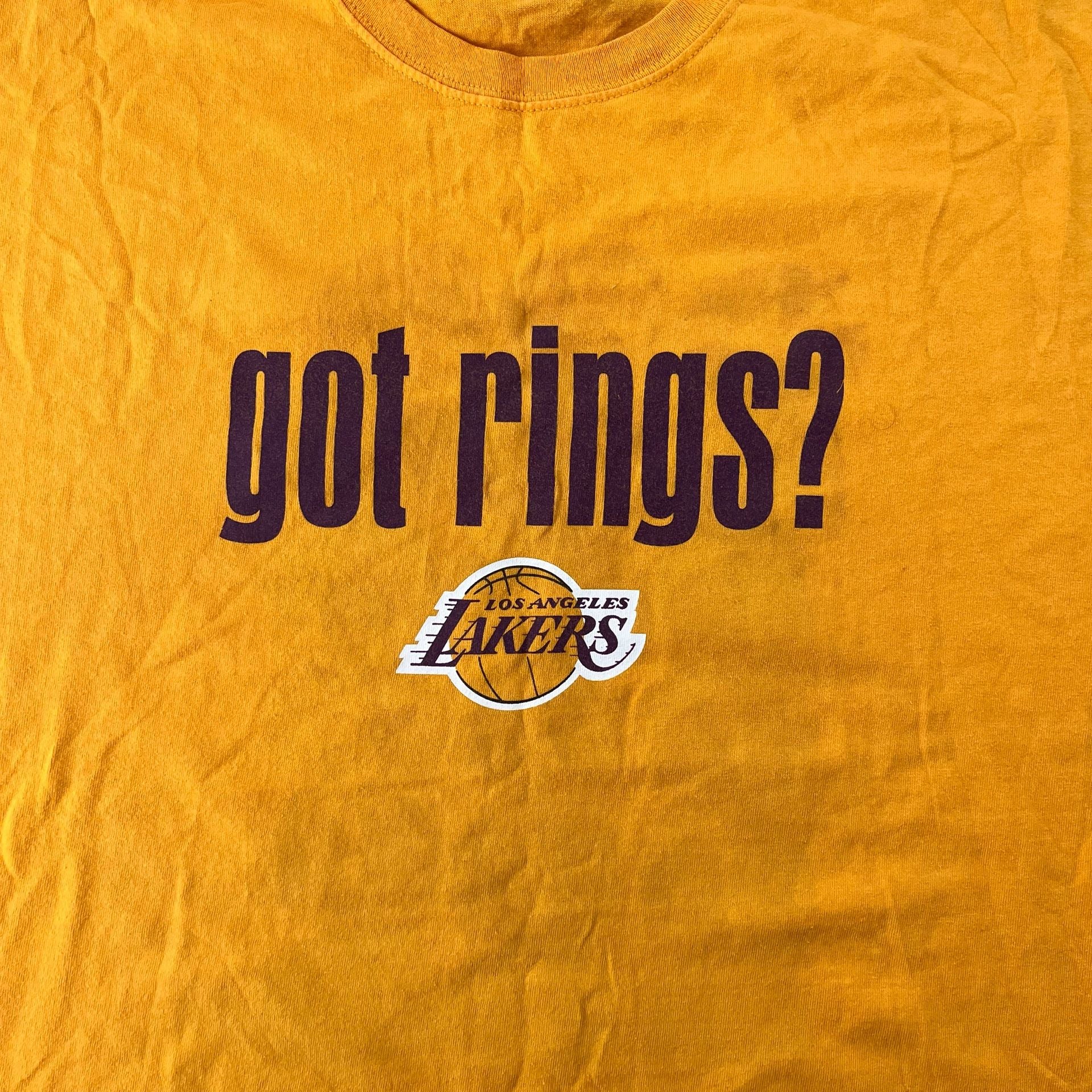 Los Angeles Lakers Got Rings? T-Shirt Gold 3
