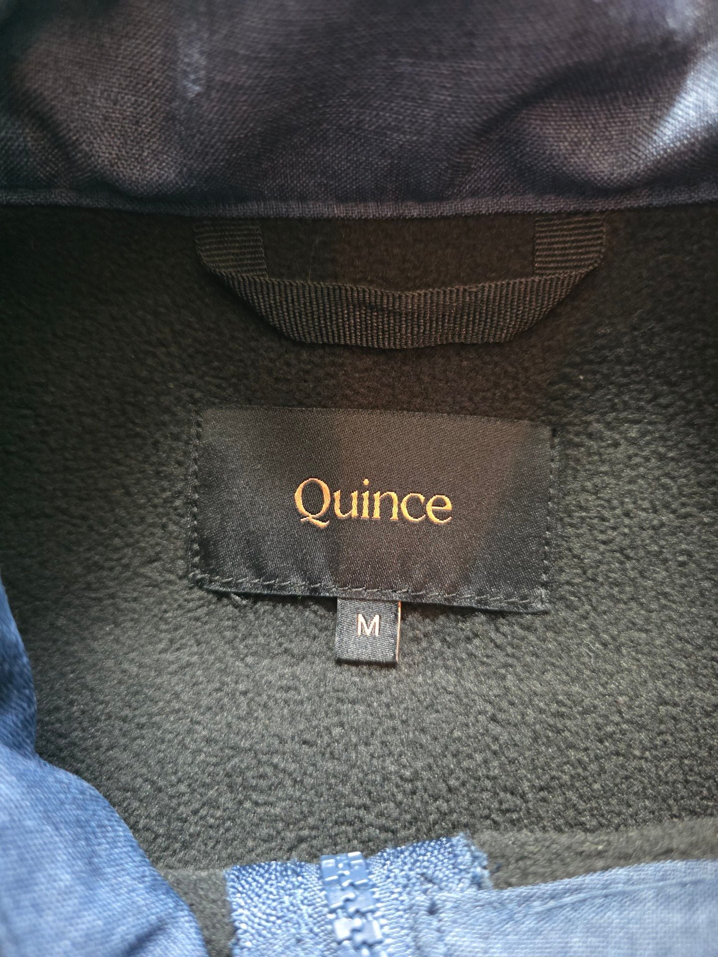 Quince Softshell Full-Zip Vest Heather Deep Navy 3