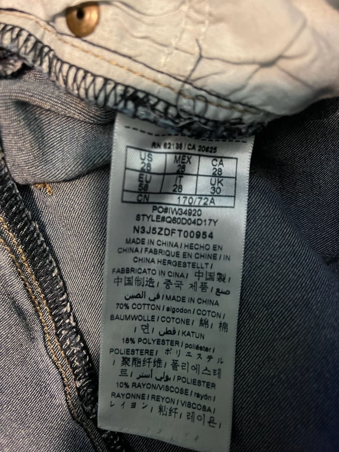 Guess Denim Shorts Size 28 6