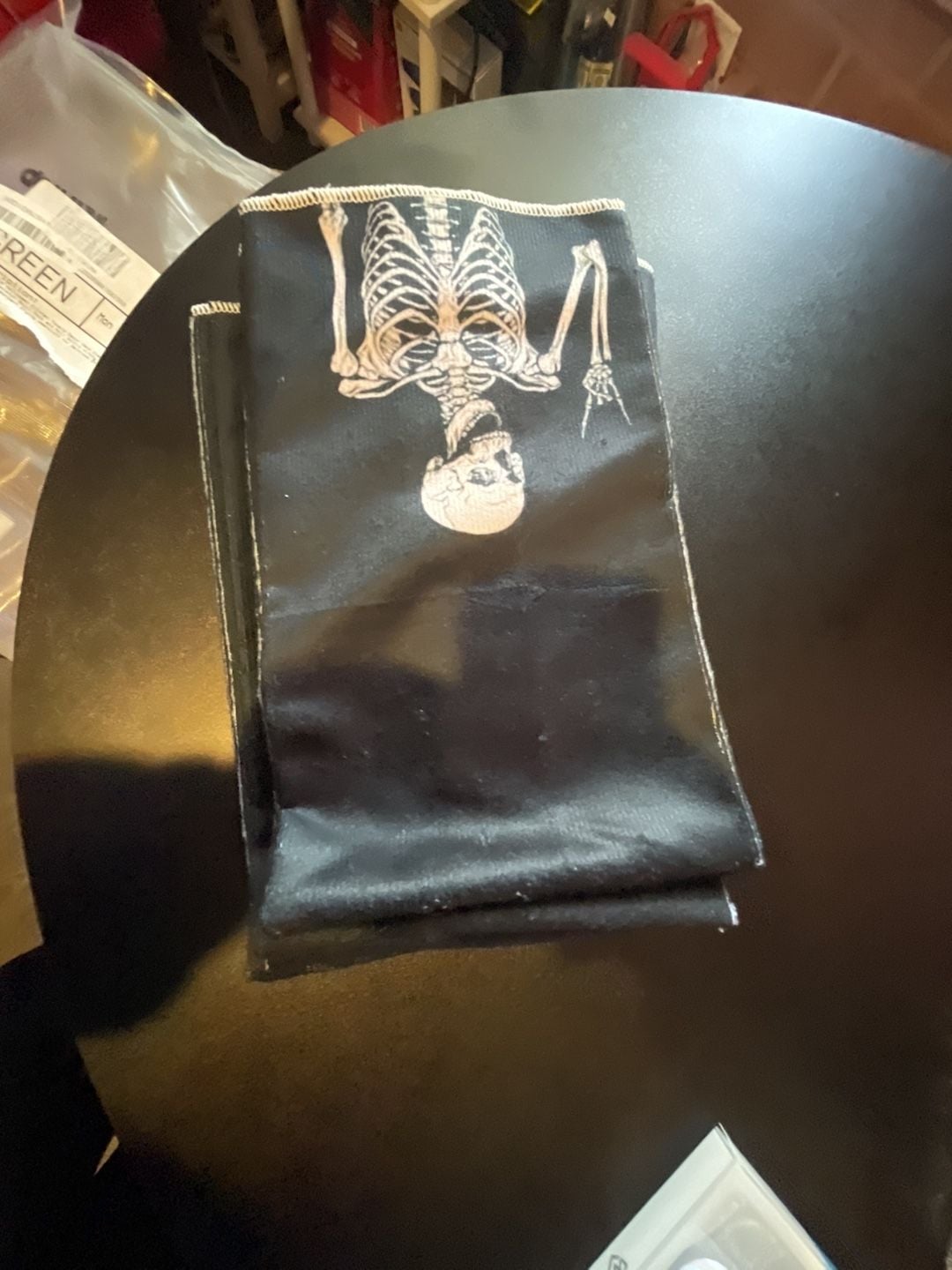 Kinlop 4 Pcs Halloween Kitchen Towels Skeleton Skull Rock 24x16 3