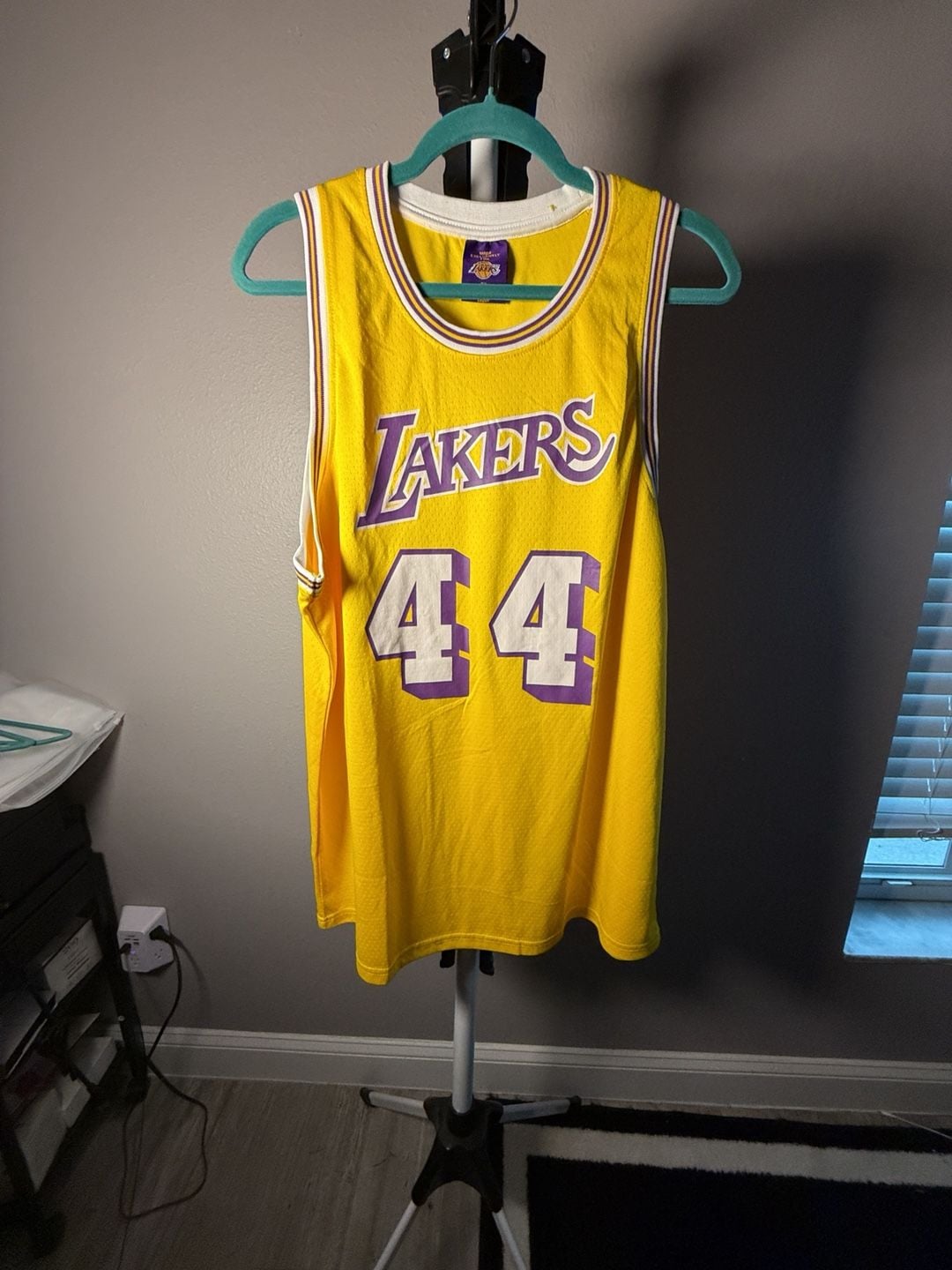 Los Angeles Lakers Jerry West 44 Links Marketing Group Jersey 2