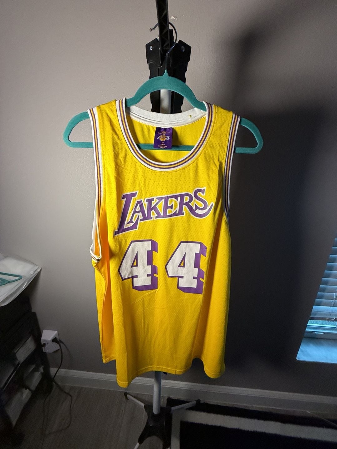 Los Angeles Lakers Jerry West 44 Links Marketing Group Jersey 6