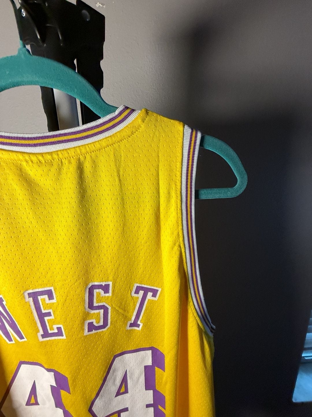 Los Angeles Lakers Jerry West 44 Links Marketing Group Jersey 9