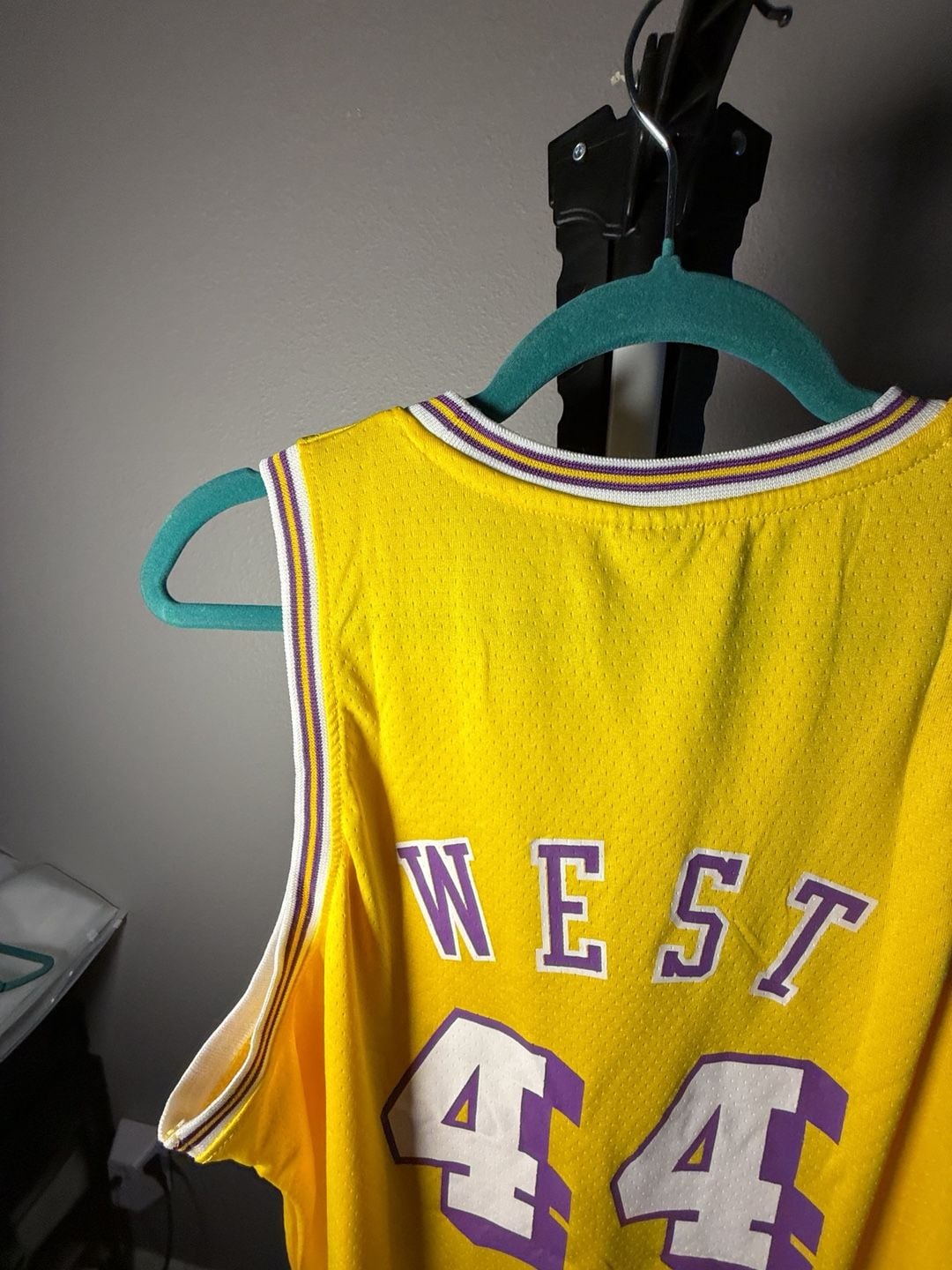 Los Angeles Lakers Jerry West 44 Links Marketing Group Jersey 10