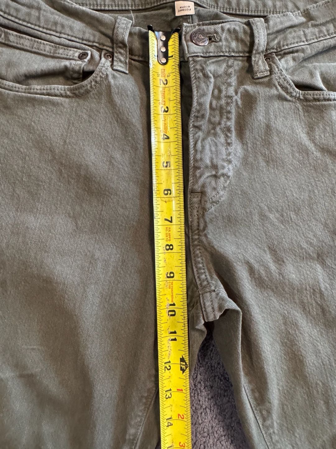 J.Crew 484 Slim Fit Jeans 32x32 Green Denim 5