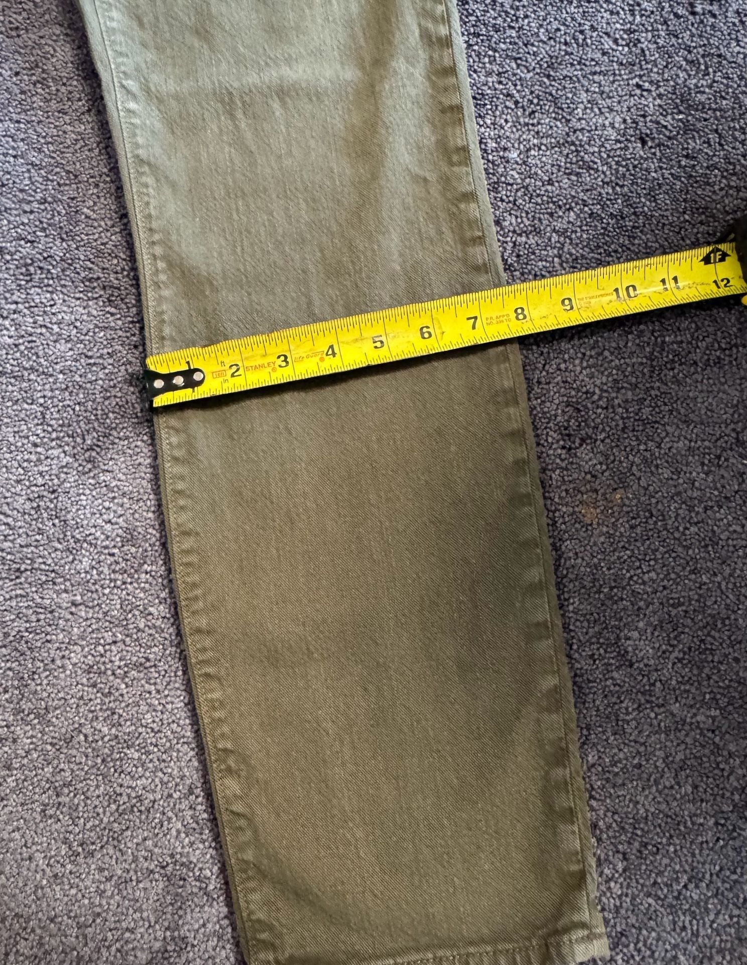 J.Crew 484 Slim Fit Jeans 32x32 Green Denim 8