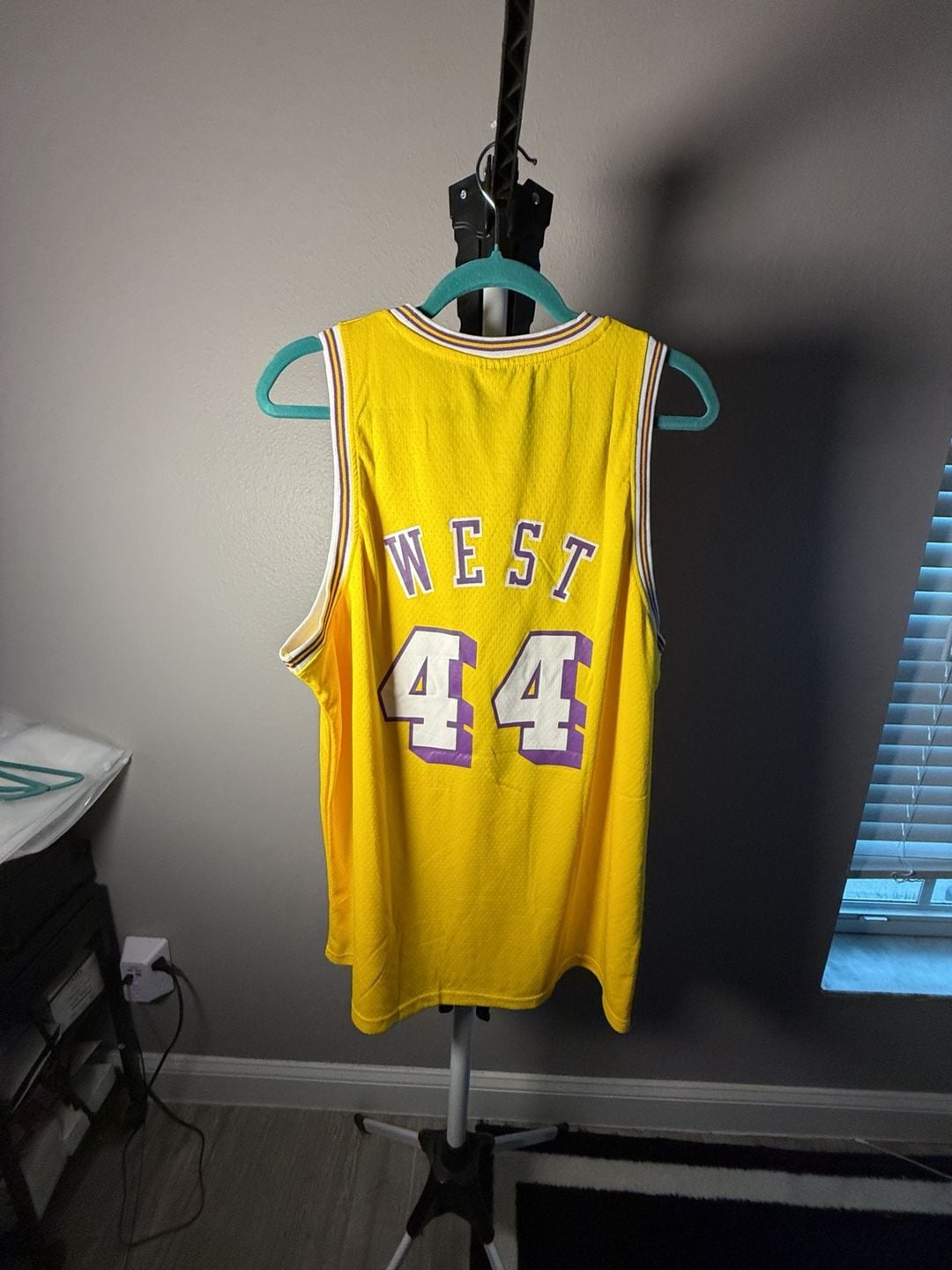 Los Angeles Lakers Jerry West 44 Links Marketing Group Jersey 11