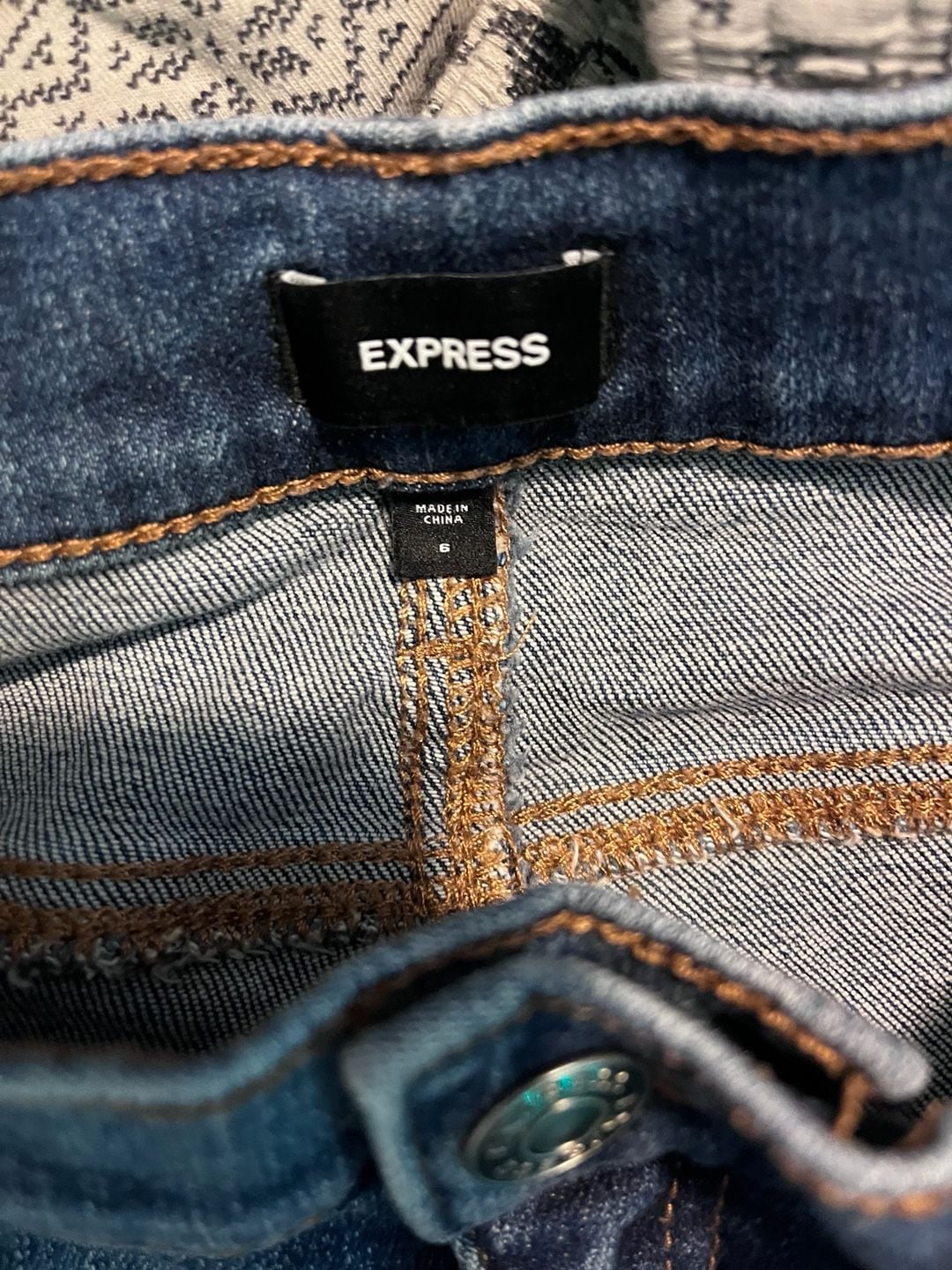 Express Jeans Size 6 Blue Bootcut Denim Pants 7