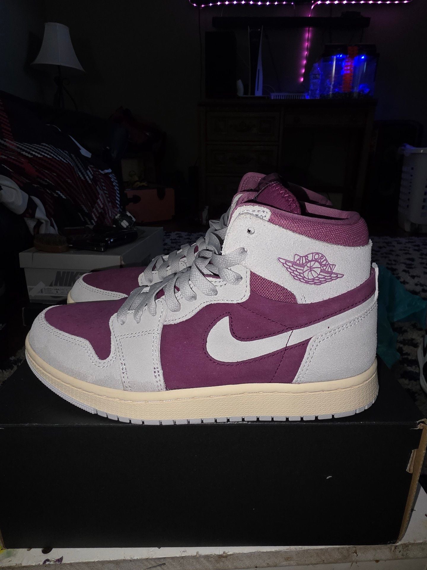 Nike Air Jordan 1 Zoom CMFT 2 Bordeaux Size 8 6