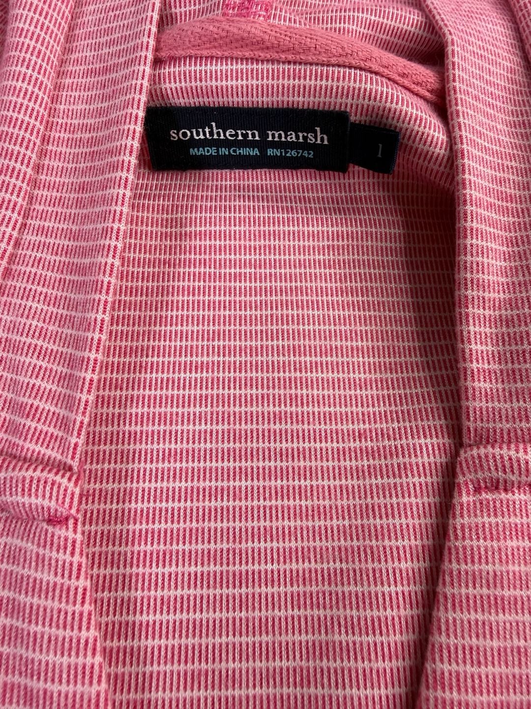 Southern Marsh Sandbar Performance Hoodie Size 1 Pink 3