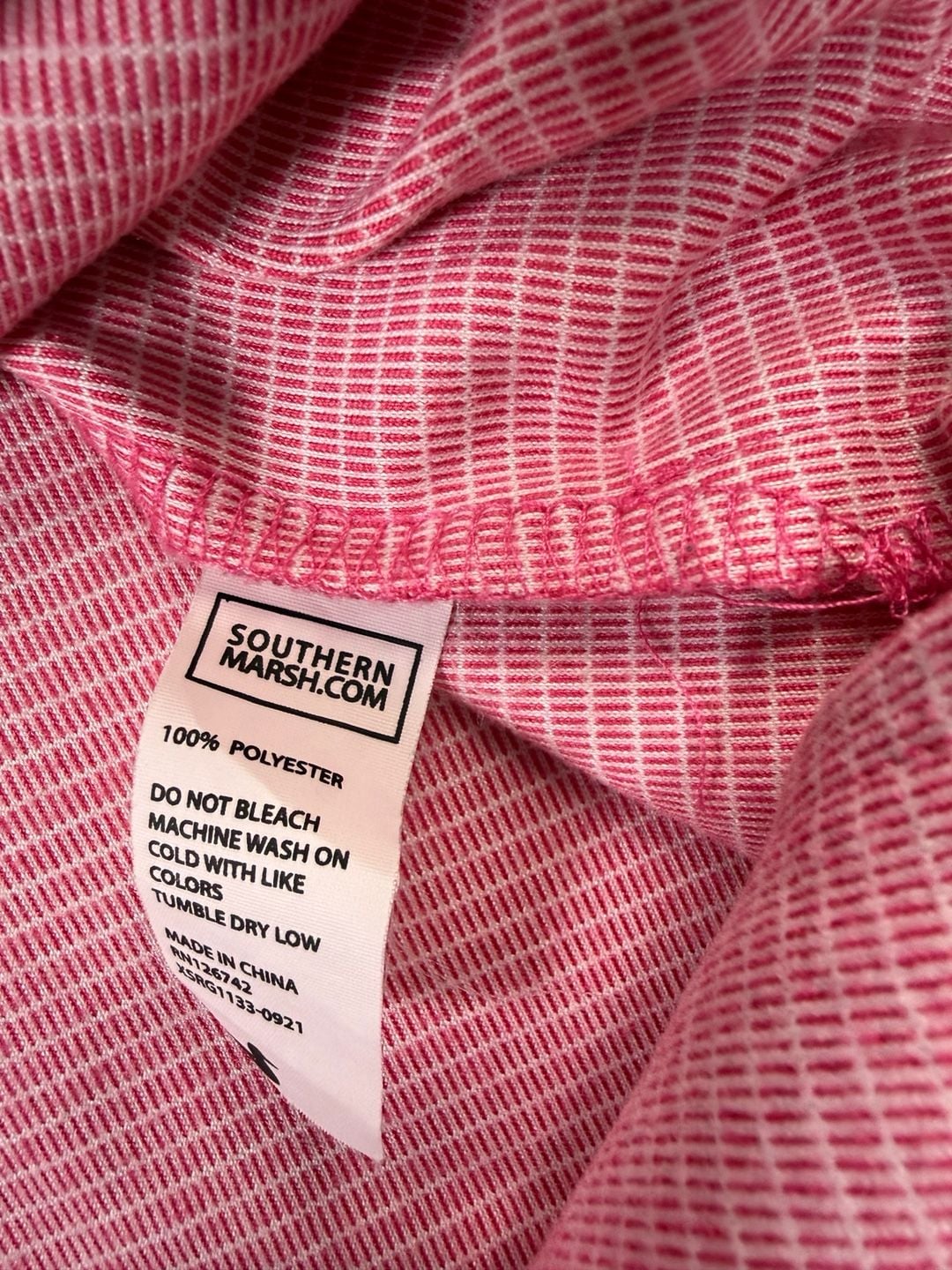 Southern Marsh Sandbar Performance Hoodie Size 1 Pink 5