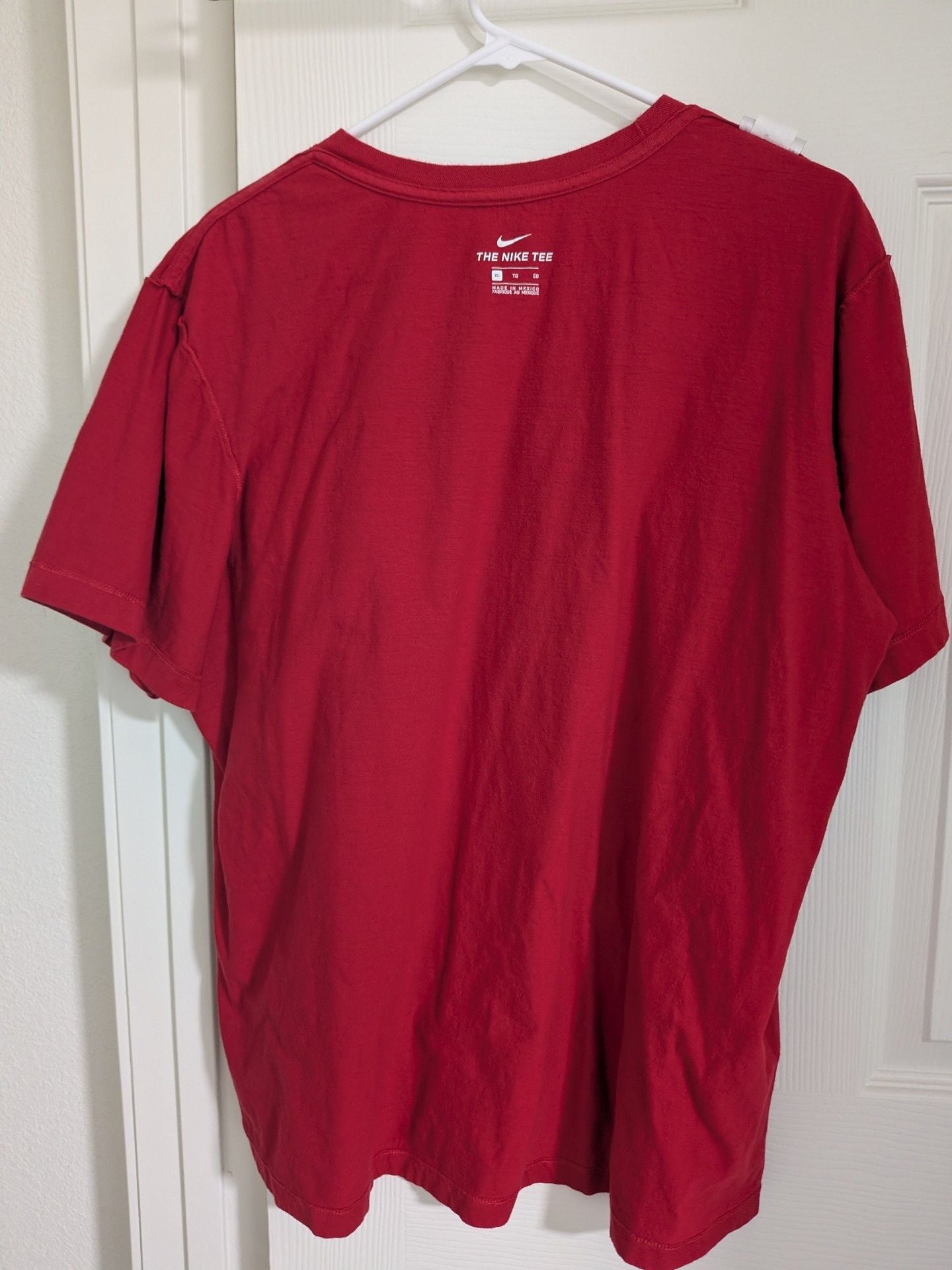 Nike Red and Gold International Flags Swoosh T-Shirt 7