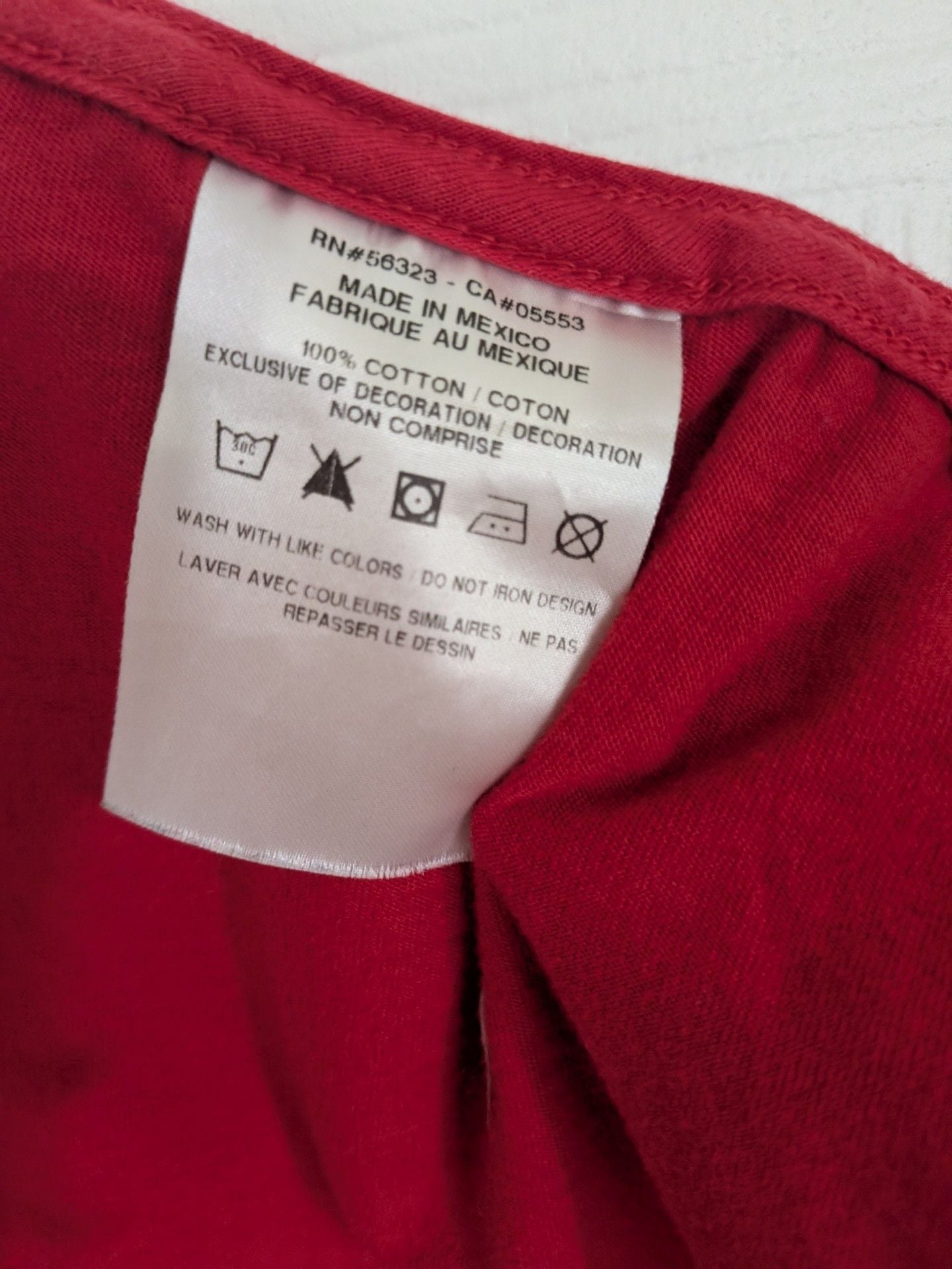 Nike Red and Gold International Flags Swoosh T-Shirt 8