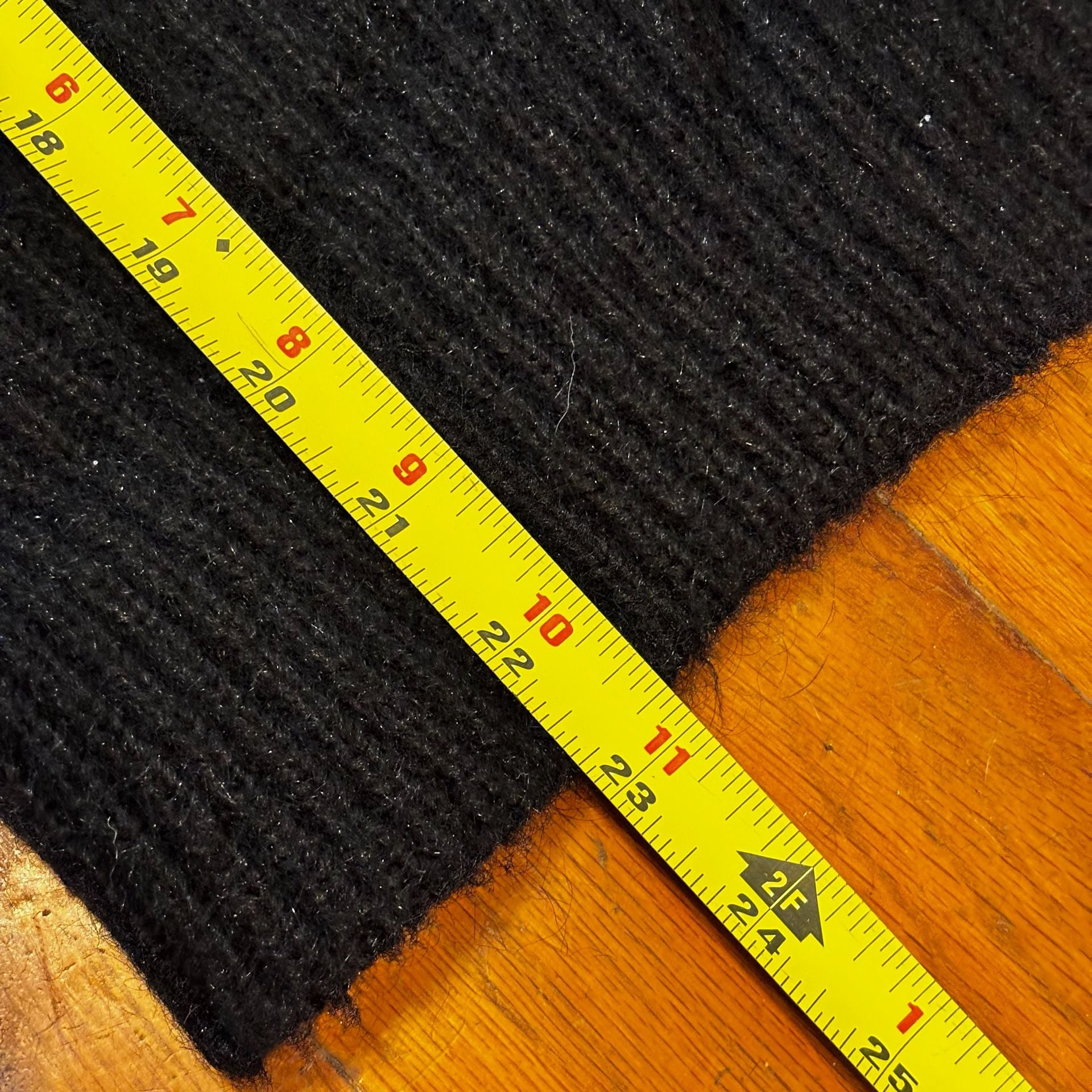 Vintage Sweater Teas Fair Isle Sweater Black Size M Wool Blend 6