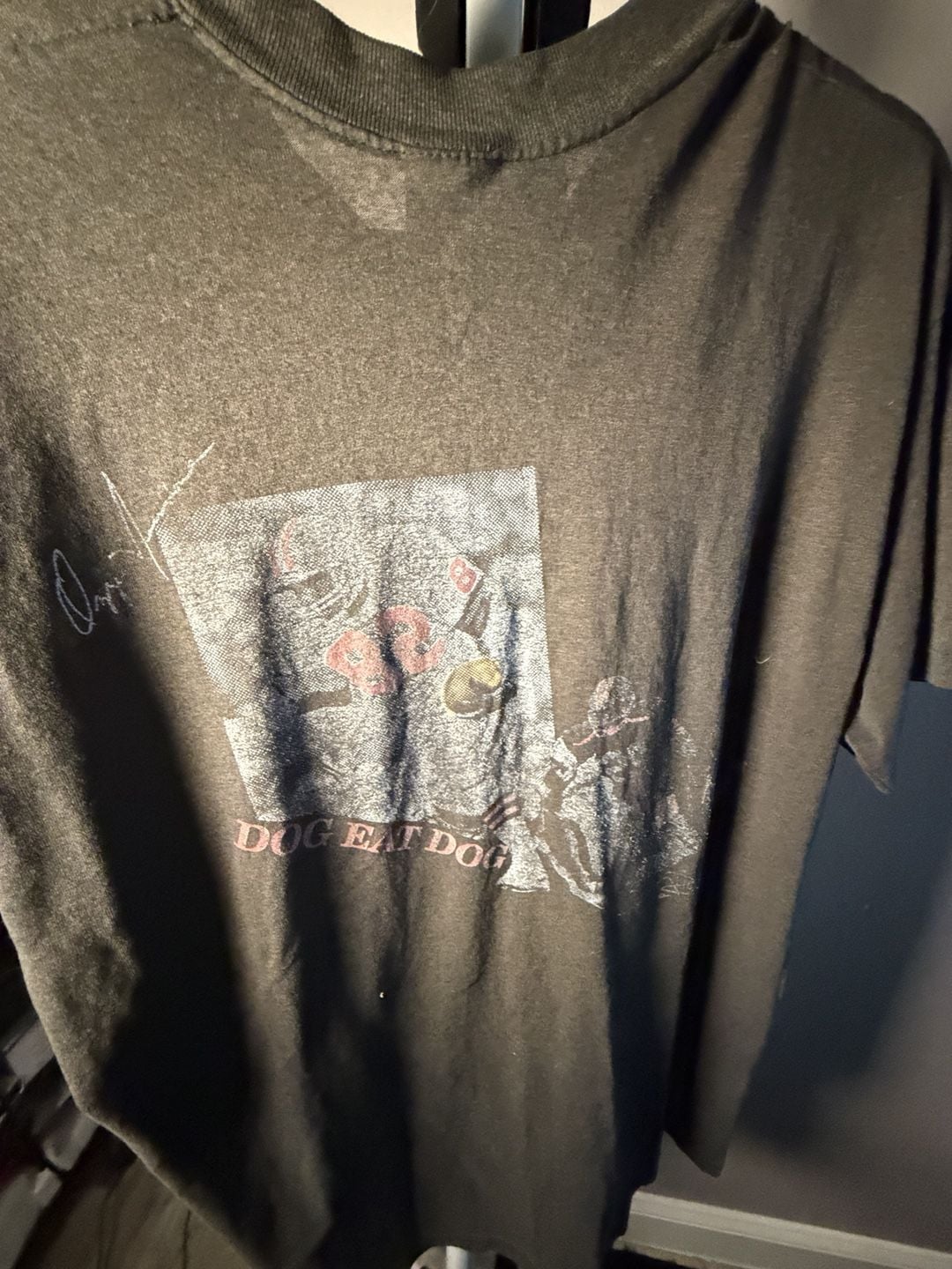 Stedman Vintage Cleveland Football T-Shirt XL (46-48) Black Graphic Tee 11