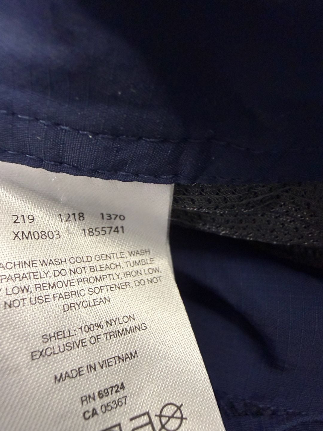 Columbia PFG Nylon Cargo Fishing Pants Size 36x32 Navy Blue Hiking 5
