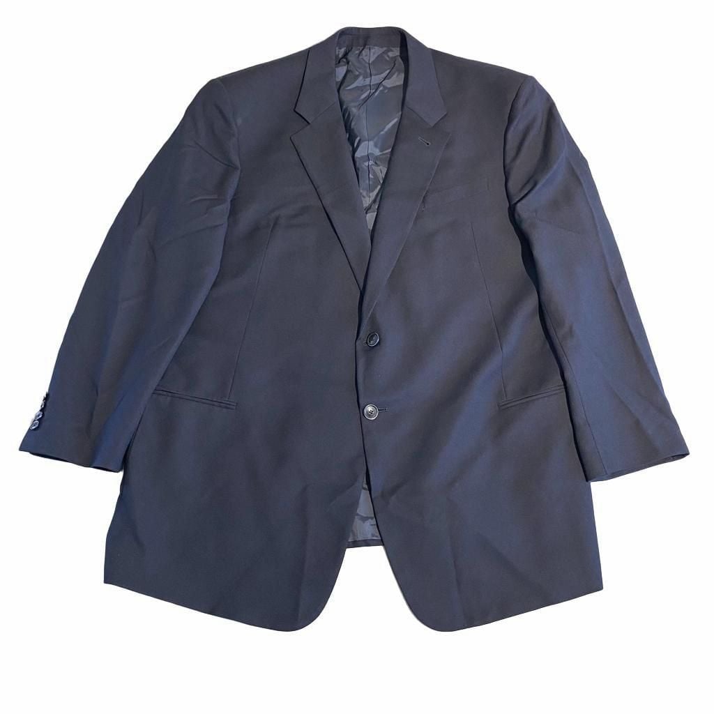Armani Collezioni Suit Jacket Size 50 Navy Blue Wool Blazer 1