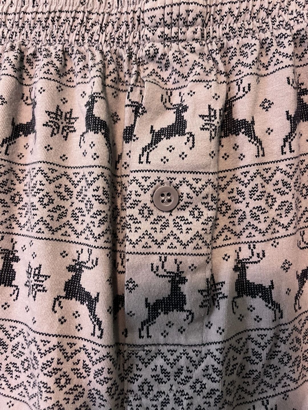 Dip Pajama Shorts Size M Reindeer Nordic Sleepwear 3