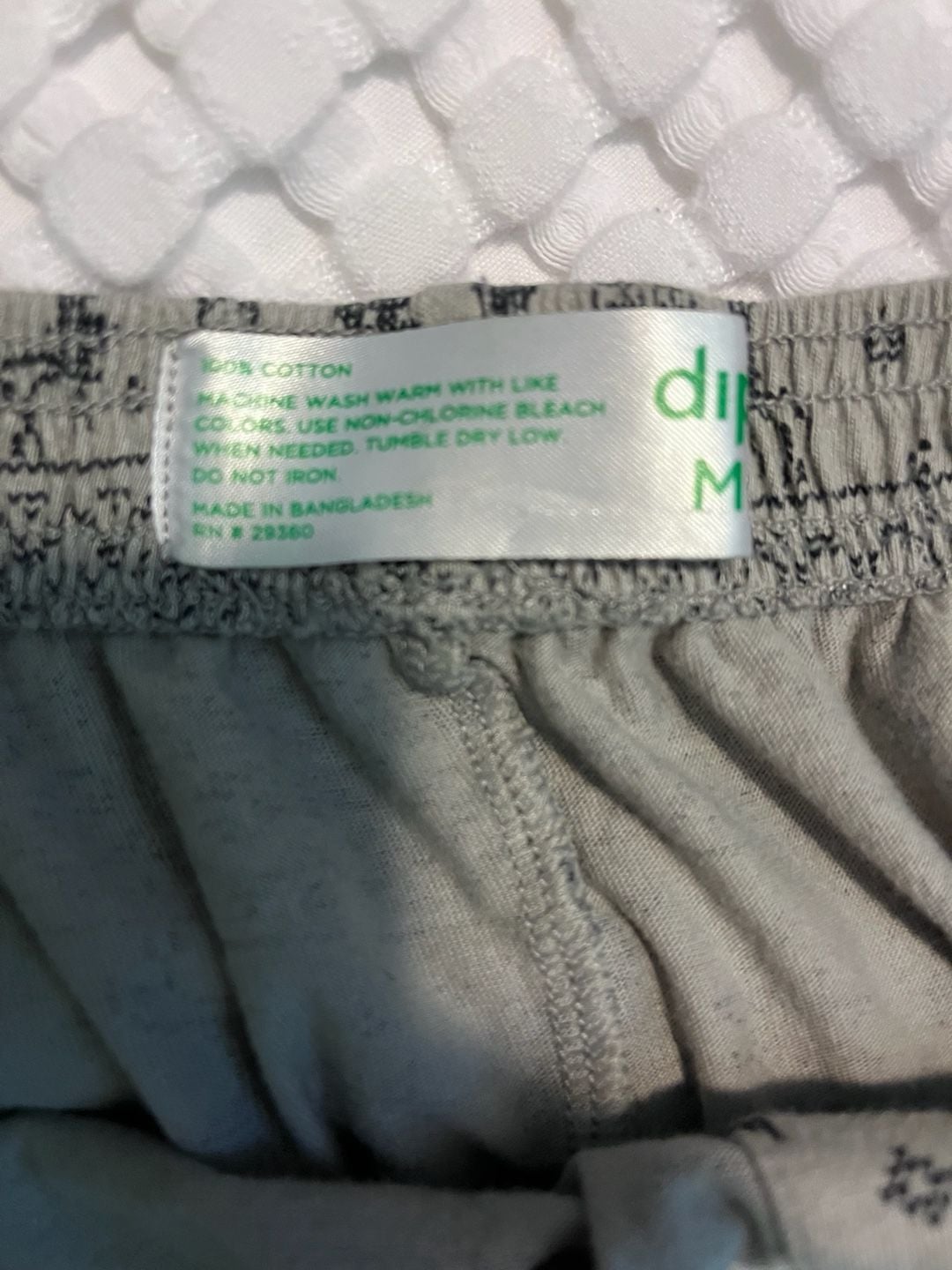 Dip Pajama Shorts Size M Reindeer Nordic Sleepwear 5