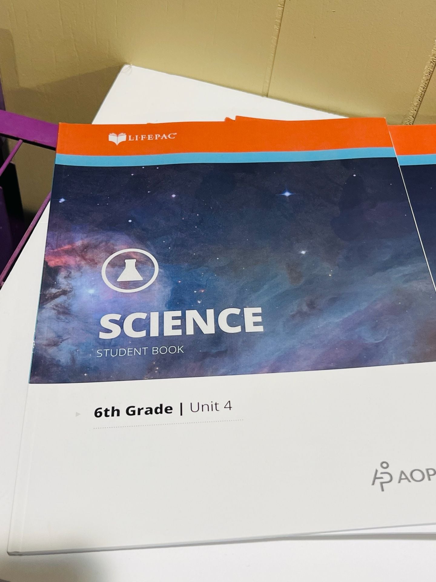 AOP Lifepac Science 6th Grade Unit 4-10 & Teacher Guide 2