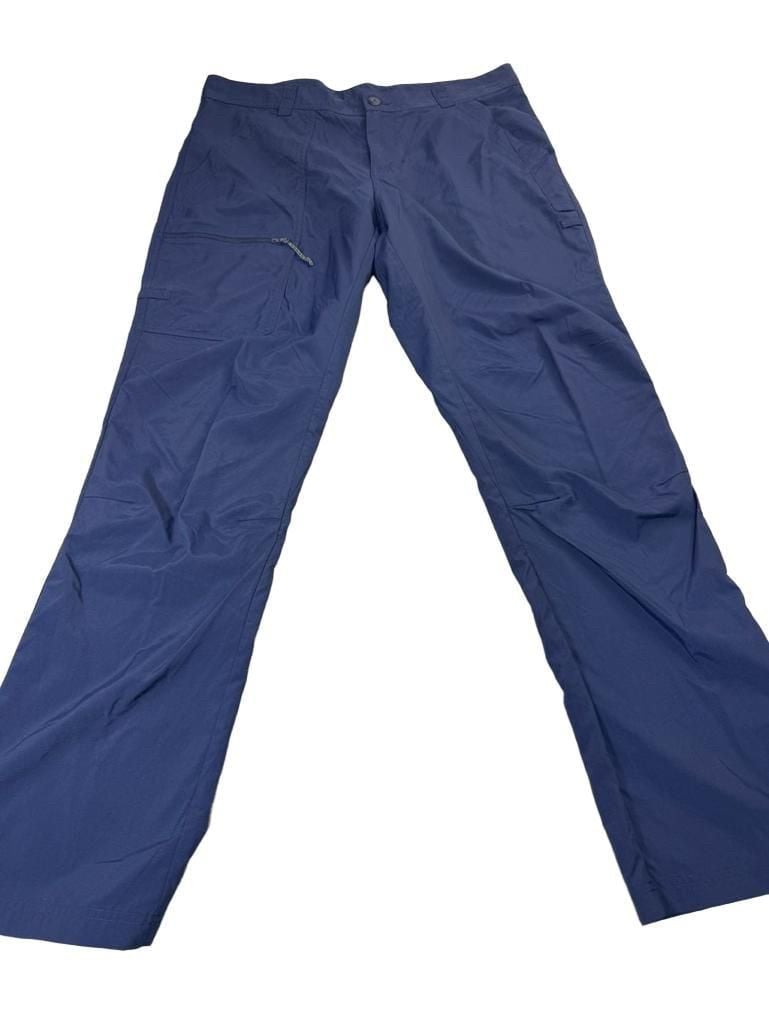 Columbia PFG Nylon Cargo Fishing Pants Size 36x32 Navy Blue Hiking 2