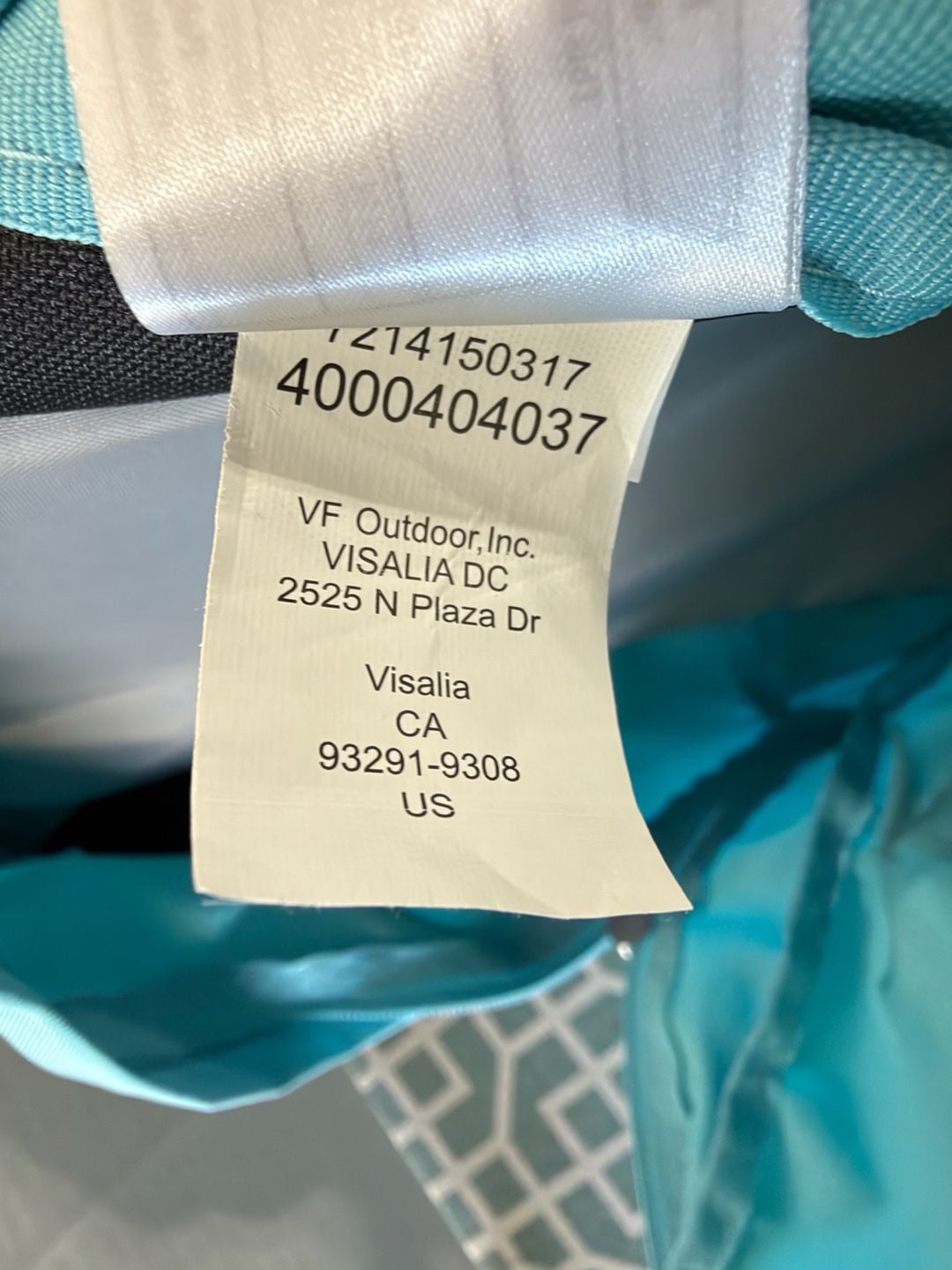 JanSport SuperBreak Backpack Aqua Dash Light Blue 4