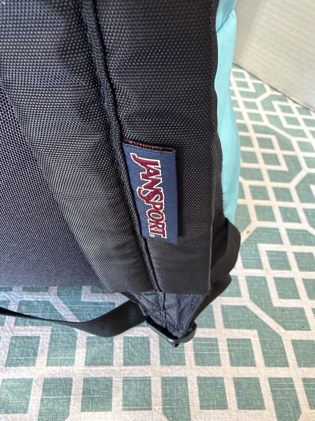 JanSport SuperBreak Backpack Aqua Dash Light Blue 8