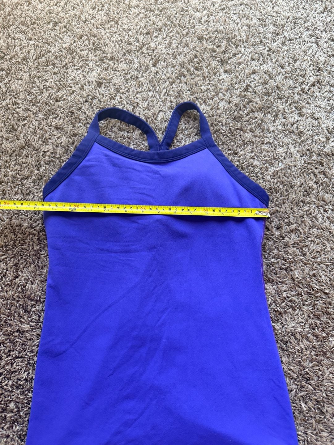 Lululemon Power Y Tank Top Size 6 Purple Athletic Workout 6