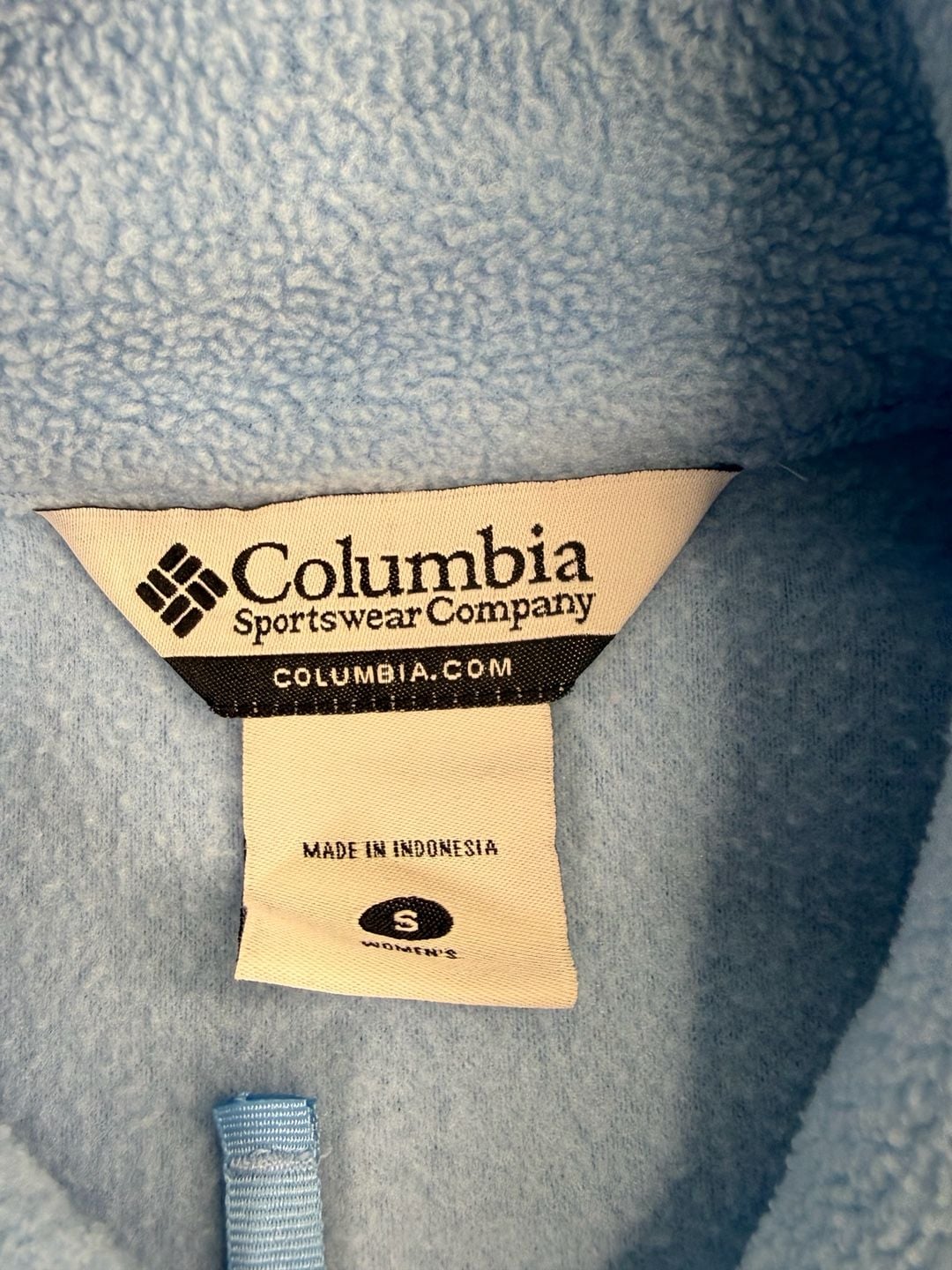 Columbia North Carolina Tar Heels Fleece Jacket Size S Blue Full-Zip 4